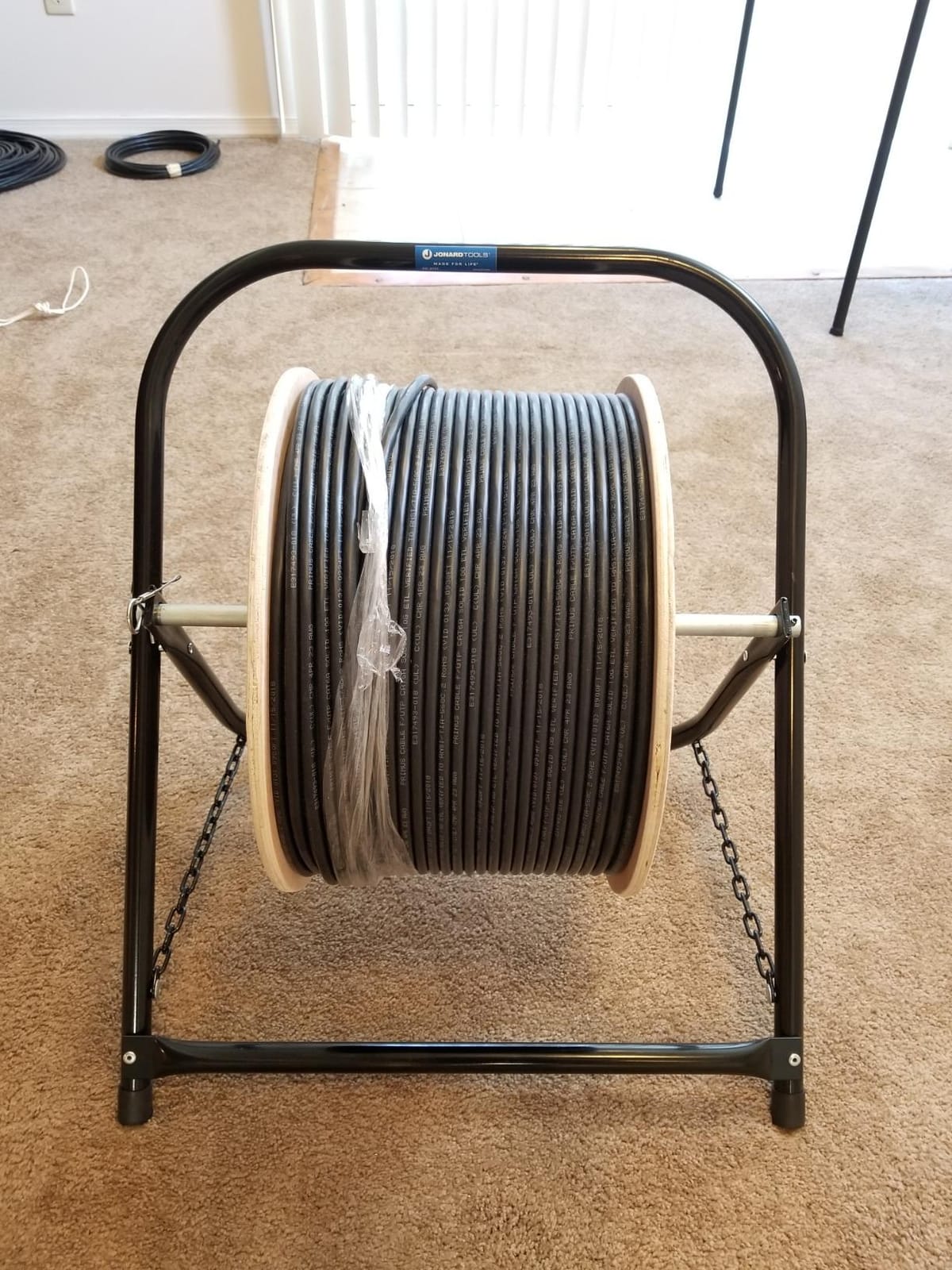 Jonard Tools CC-2721 High Durability Steel Cable Caddy customer photo 2