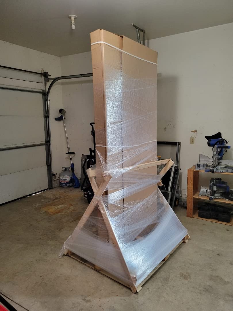 National Door Company, Steel, Primed, Left-Hand Inswing, Raise/Lower Blinds, Full Lite, Single Prehung Front Door, 36
