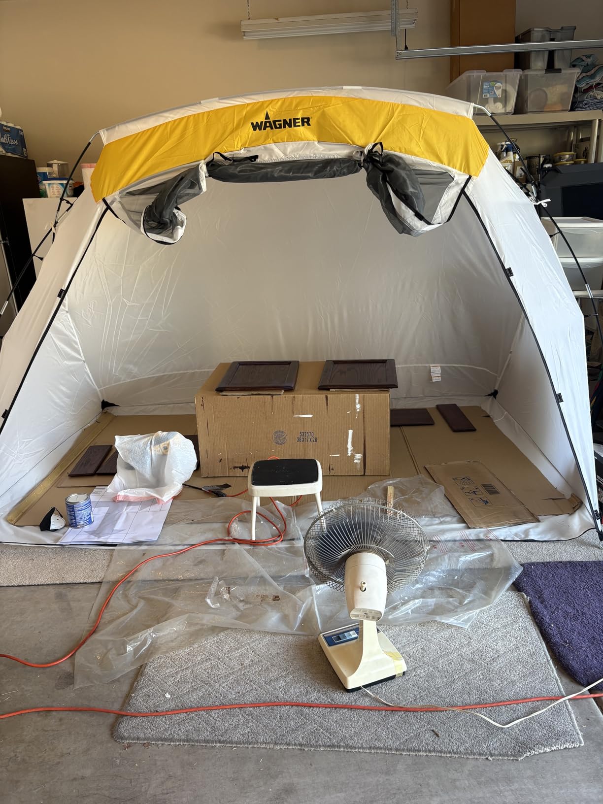 Wagner SprayTech Large Portable Spray Shelter and DIY Paint Booth customer photo 1