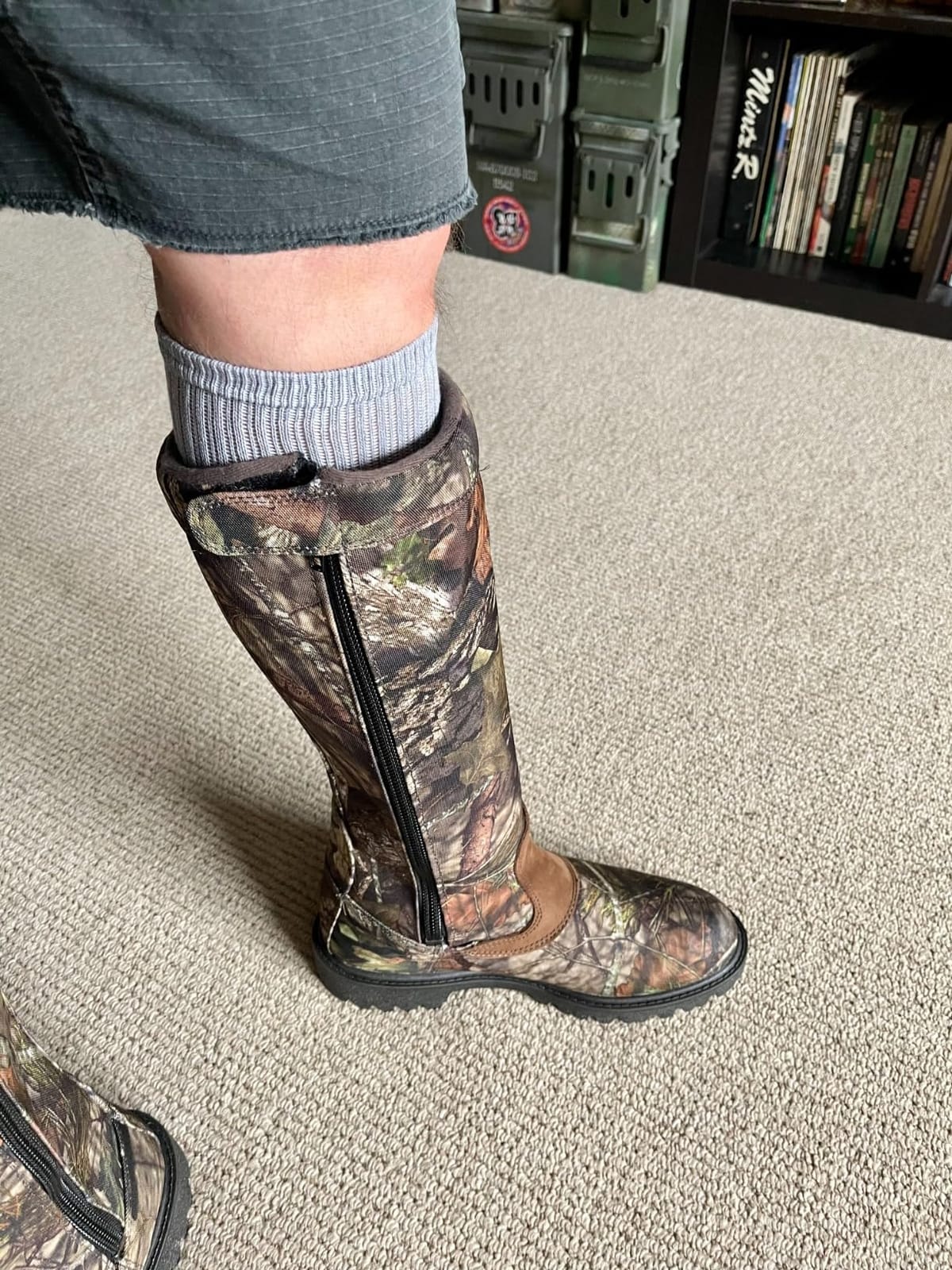 ROCKY Men's Low Country Waterproof Snake Boot, Mossy Oak Break Up Country customer photo 1