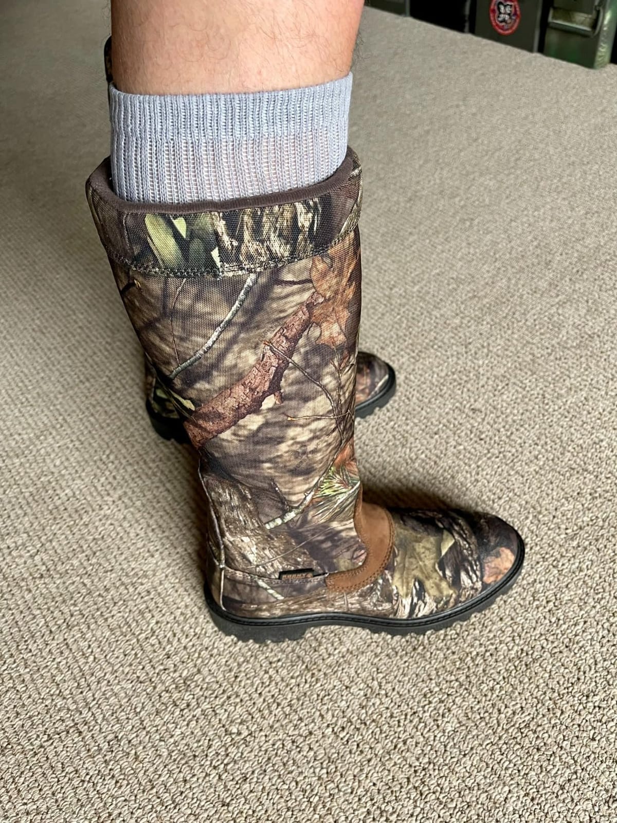 ROCKY Men's Low Country Waterproof Snake Boot, Mossy Oak Break Up Country customer photo 2