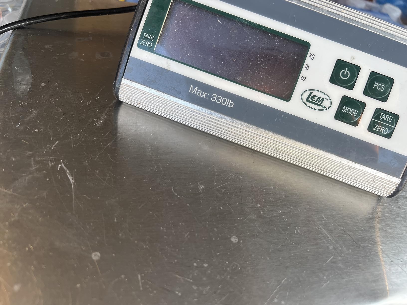 LEM Products 330 lb Stainless Steel Digital Scale, Silver customer photo 1