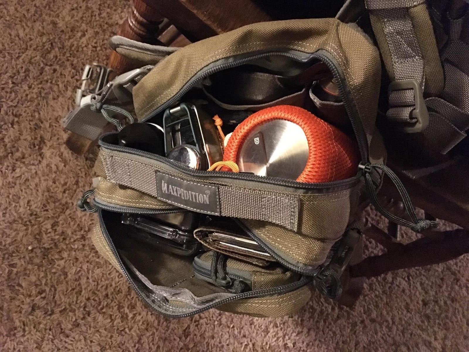 MAXPEDITION Gyrfalcon Backpack (Khaki-Foliage) 36L Tactical Backpack with Detachable Waist Pack, MOLLE Internal Frame Rucksack, Military Survival Pack, Bug Out Bag, PT1054KF customer photo 1