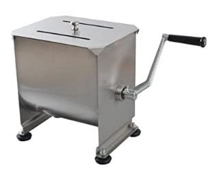 Hakka 15lb/7.5L Manual Meat Mixer, Stainless Steel 10L Fixed Tank No Gear Box Meat Mixer for Sausage (Mixing Max.15lb/7.5L for Meat) customer photo 2