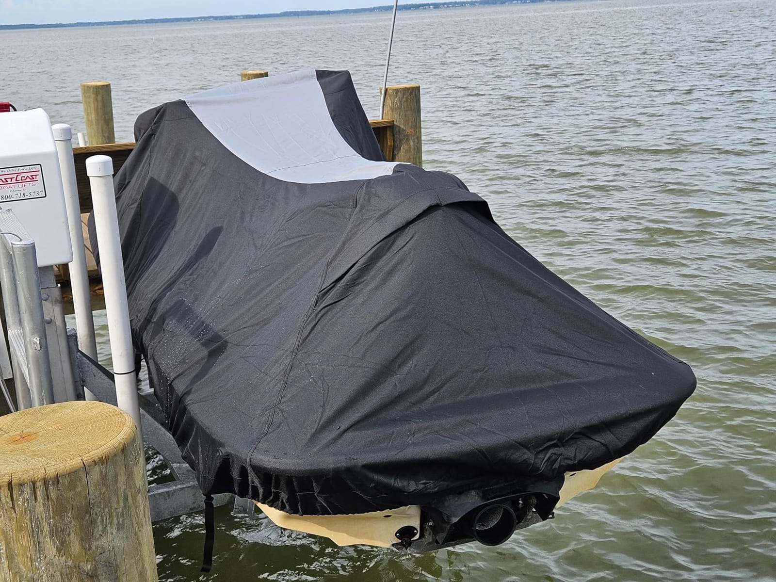 Jet Ski Cover Waterproof Gray/Black Fits 126