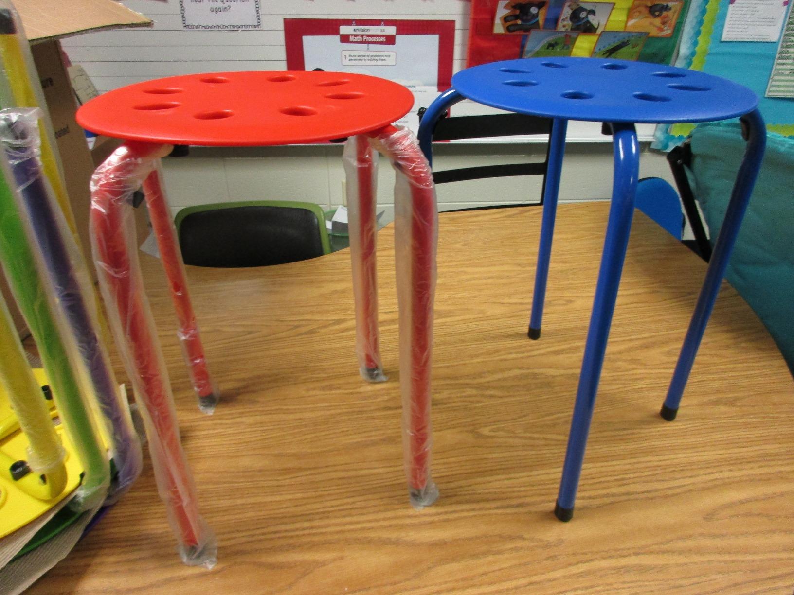 Norwood Commercial Furniture Stacking Stools for Kids and Adults, 17.75