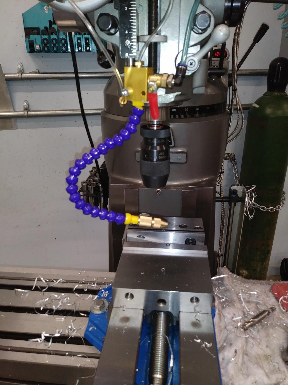Mist Coolant Lubrication Spray System For 8mm Air Pipe CNC Lathe Milling Drill 1 customer photo 1