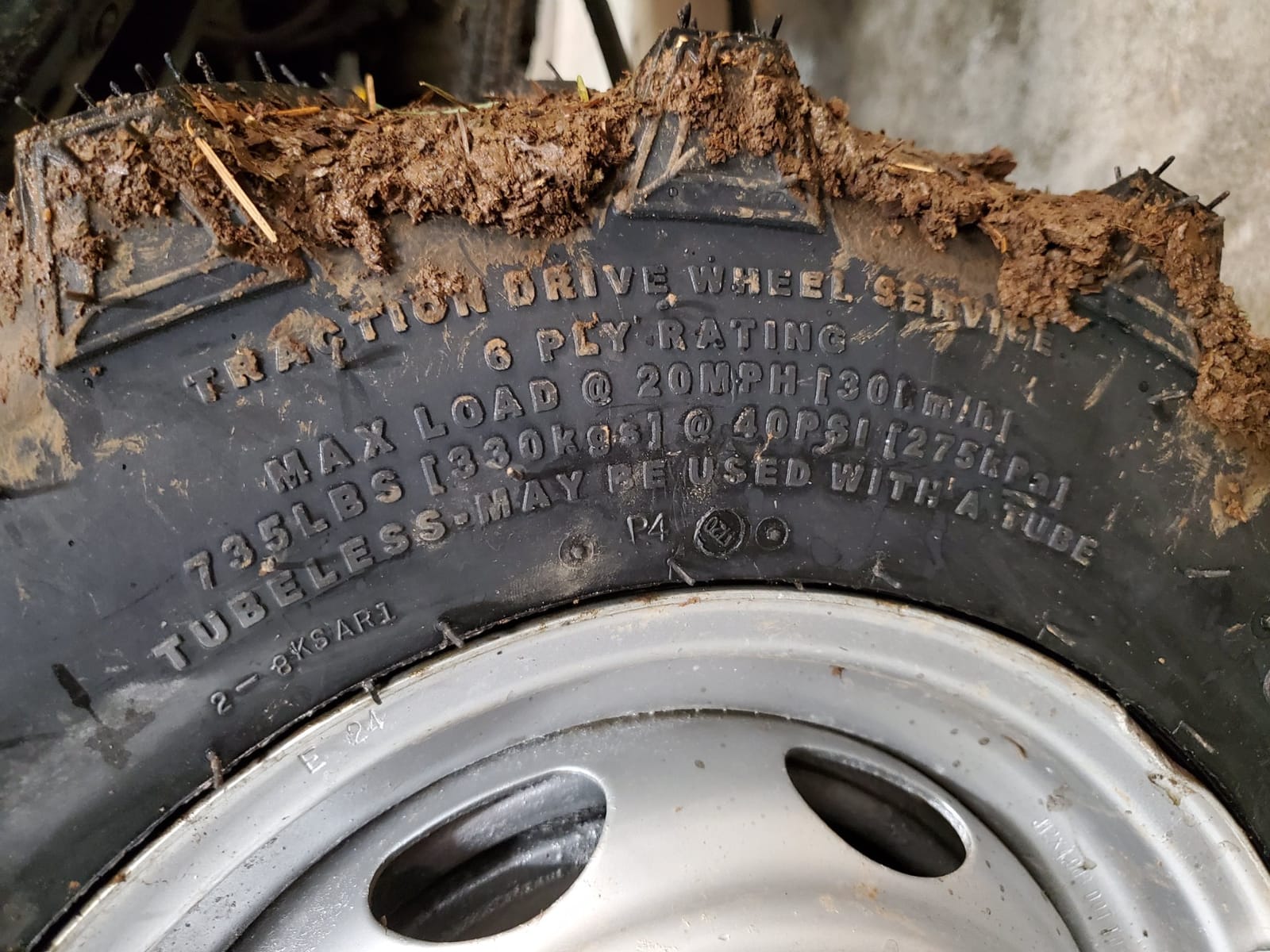 Carlisle Farm Specialist R-1 Industrial Radial Tire-6/-12 | Tractor All Season Traction 70A8 Rated 6 Ply Bias Construction Black Sidewall Tire customer photo 1