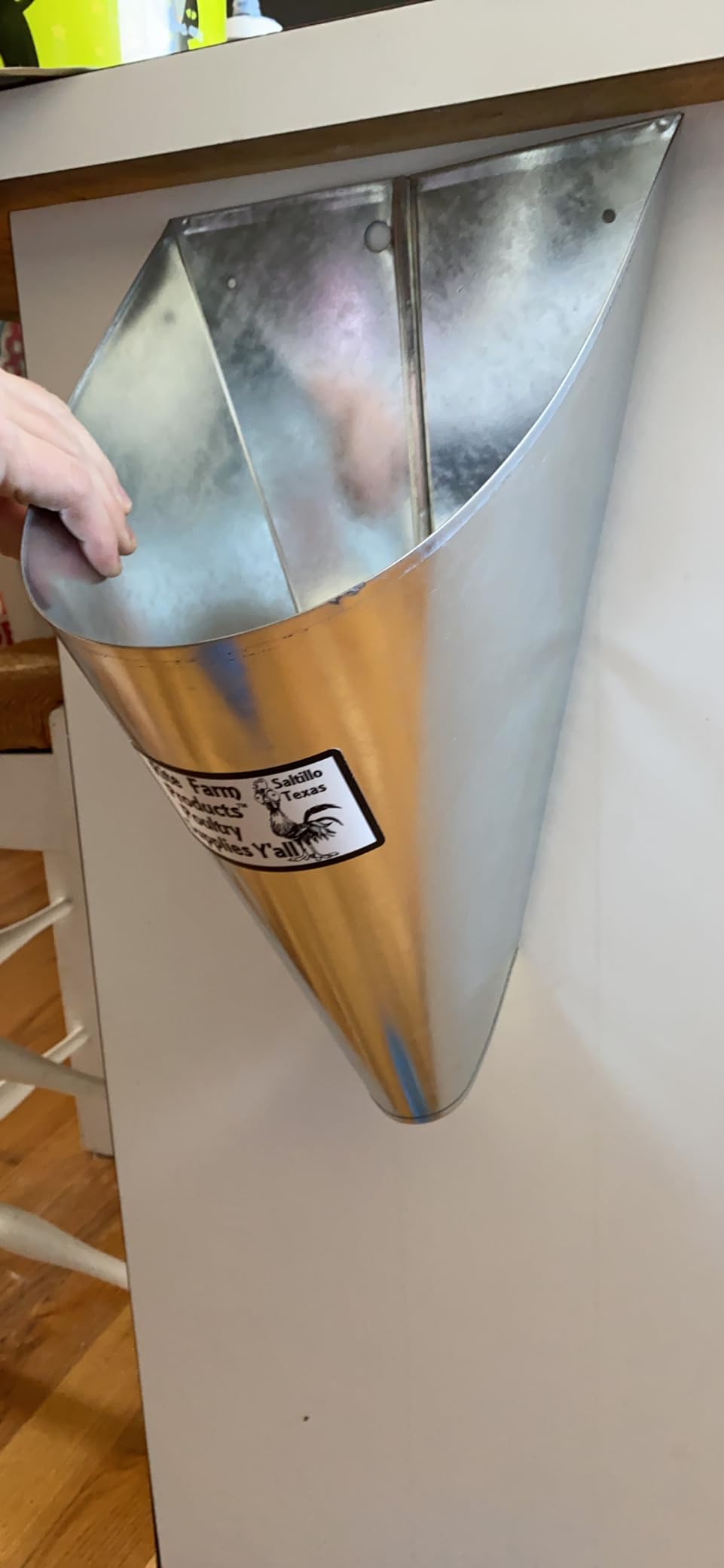Medium- Restraining Killing Kill Processing Cone for Poultry Chicken Foul Birds customer photo 2