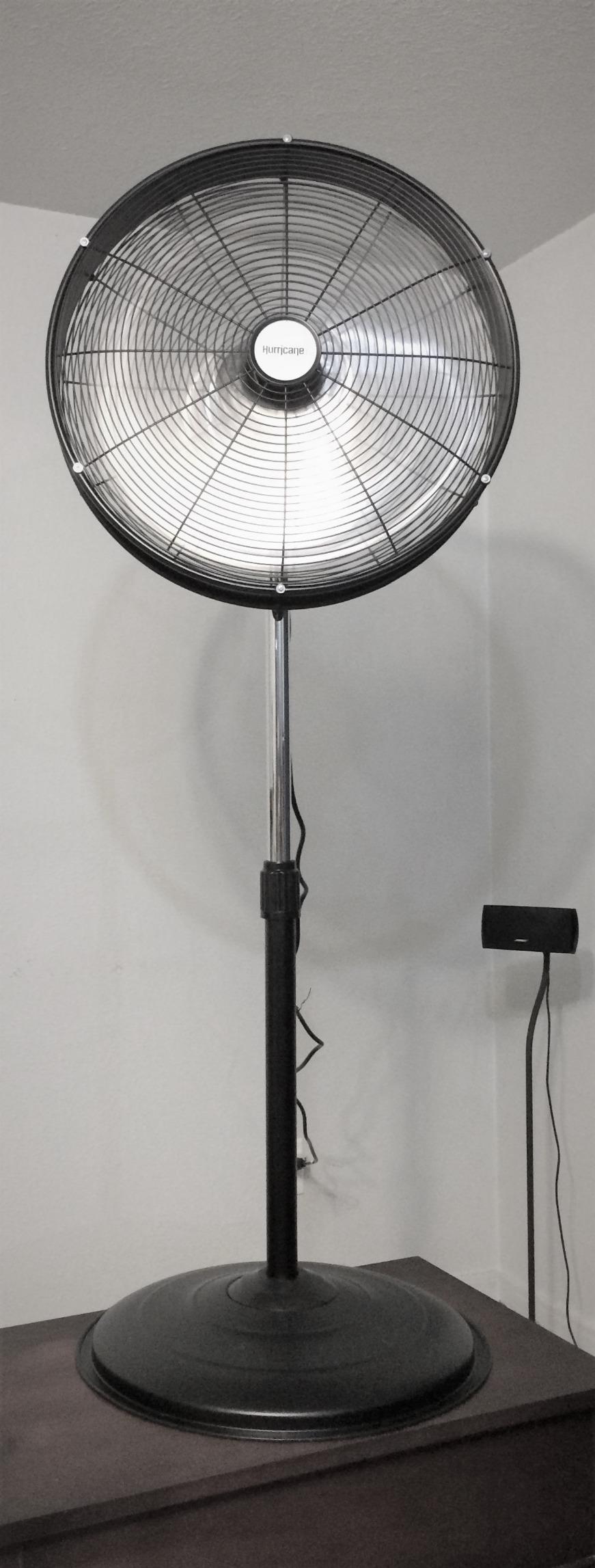 Hurricane Pro High-Velocity Oscillating Metal Stand Fan, 3 Speeds, 20in customer photo 1