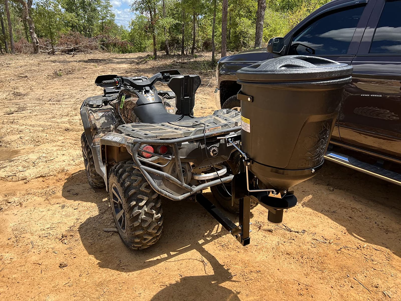 Buyers Products UTVS16 150 lb UTV ATV Receiver Mount Broadcast Spreader customer photo 1