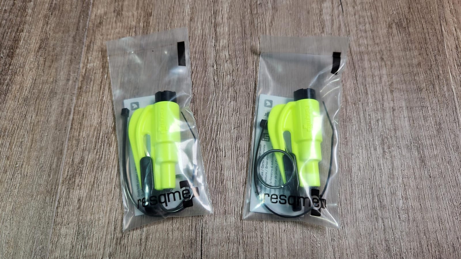 RESQME The Original Compact Emergency Keychain Car Escape Tool, Seatbelt Cutter and Window Breaker, Made in USA, Pack of 2 customer photo 2