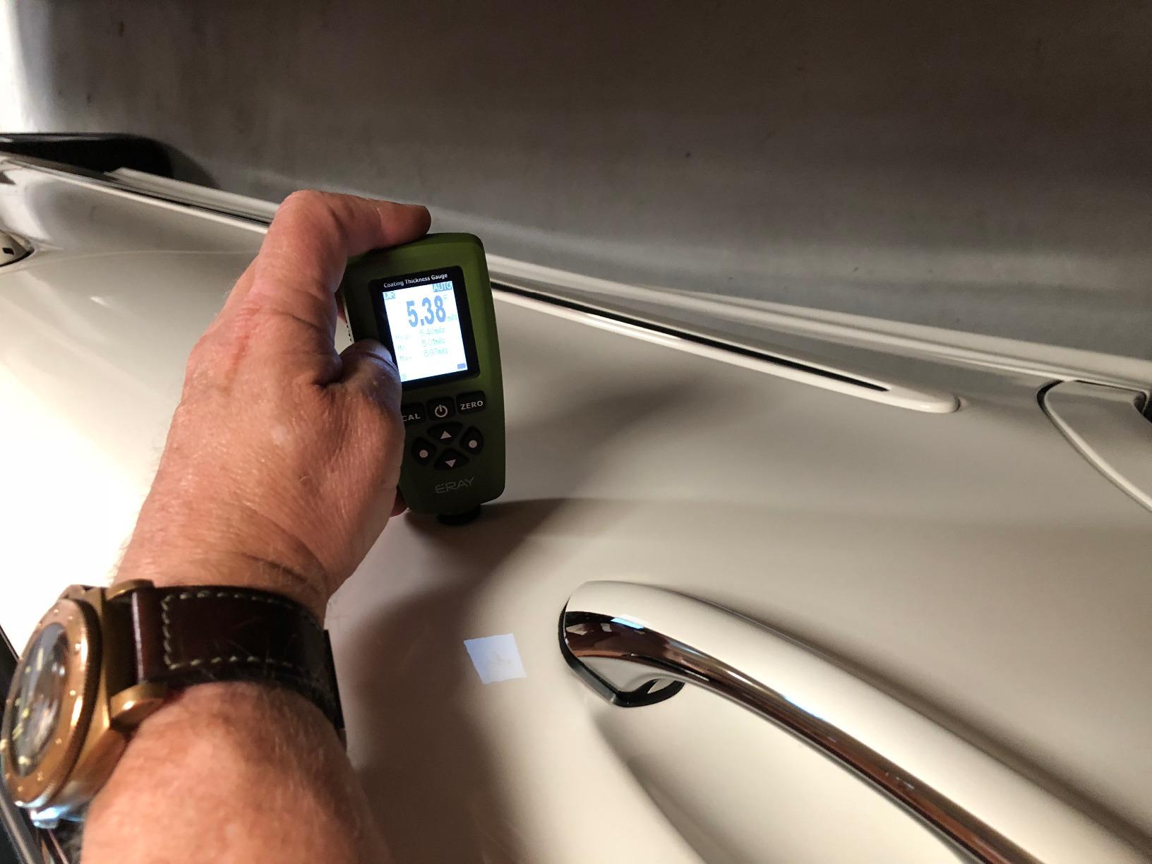 ERAY Mil Thickness Gauge, Coating Thickness Gauges with Backlight LCD Display customer photo 2
