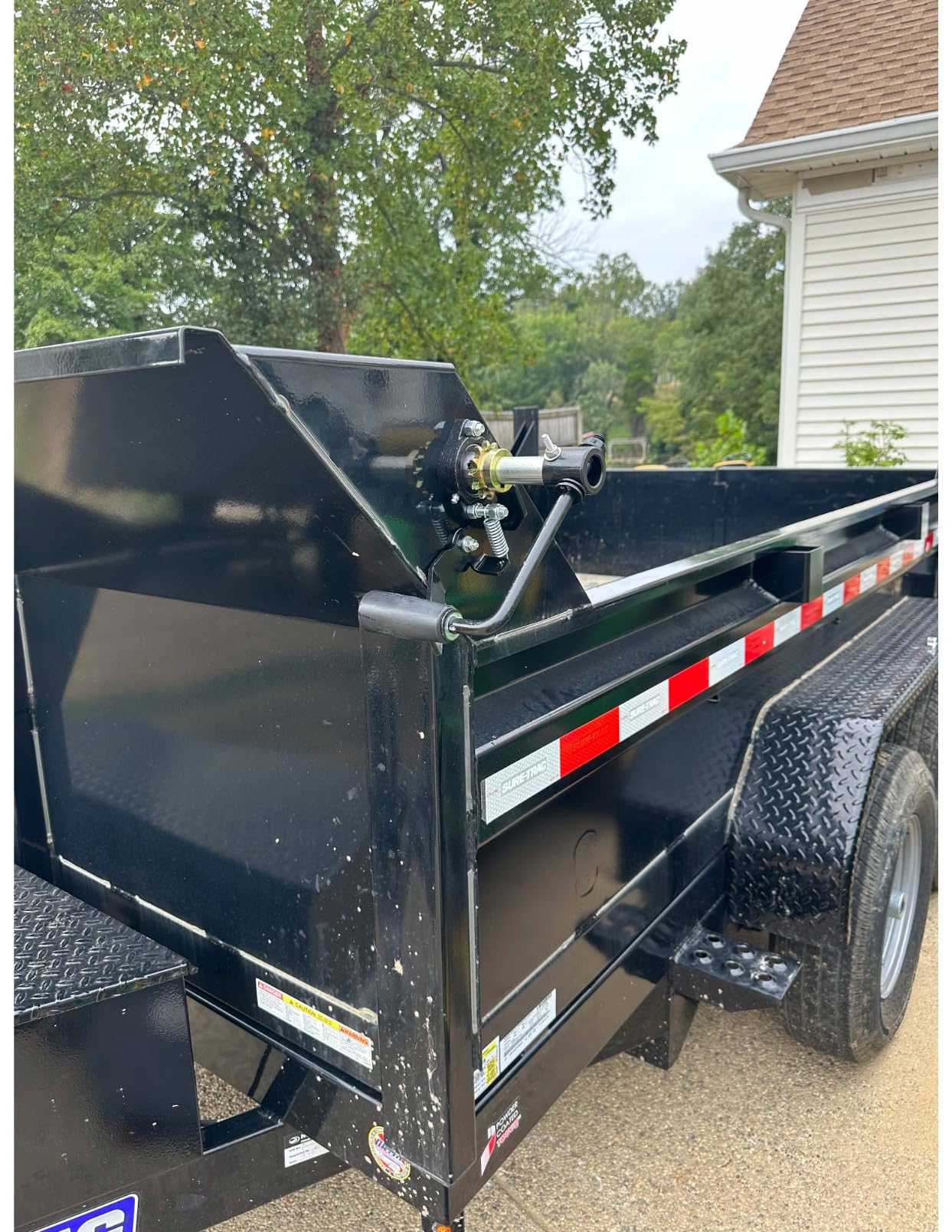 Buyers Products DTR5012 Aluminum Tarp System with Mesh Tarp, 5 x 12 Feet, Dump Body Tarp Kit, Heavy Duty Double-Stitched Hems, Brass Grommets, Telescoping Roller, Complete Hardware Included customer photo 2