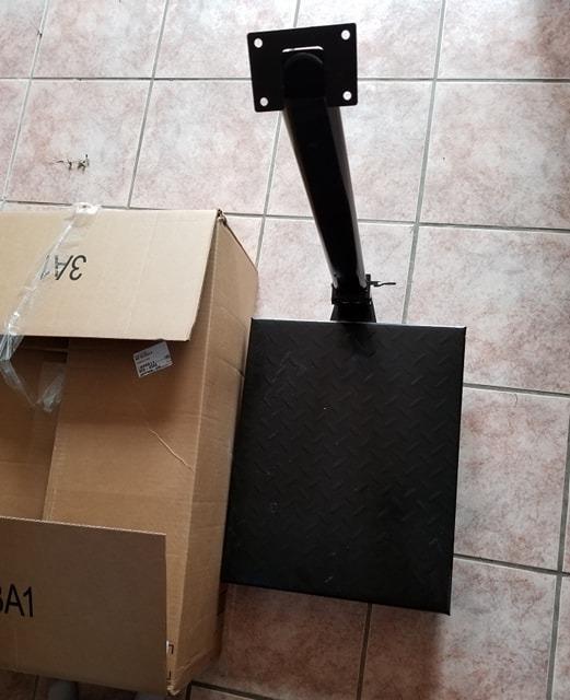 Industrial Scale, Shipping, Packages, Platform, Black, 600 LB customer photo 2