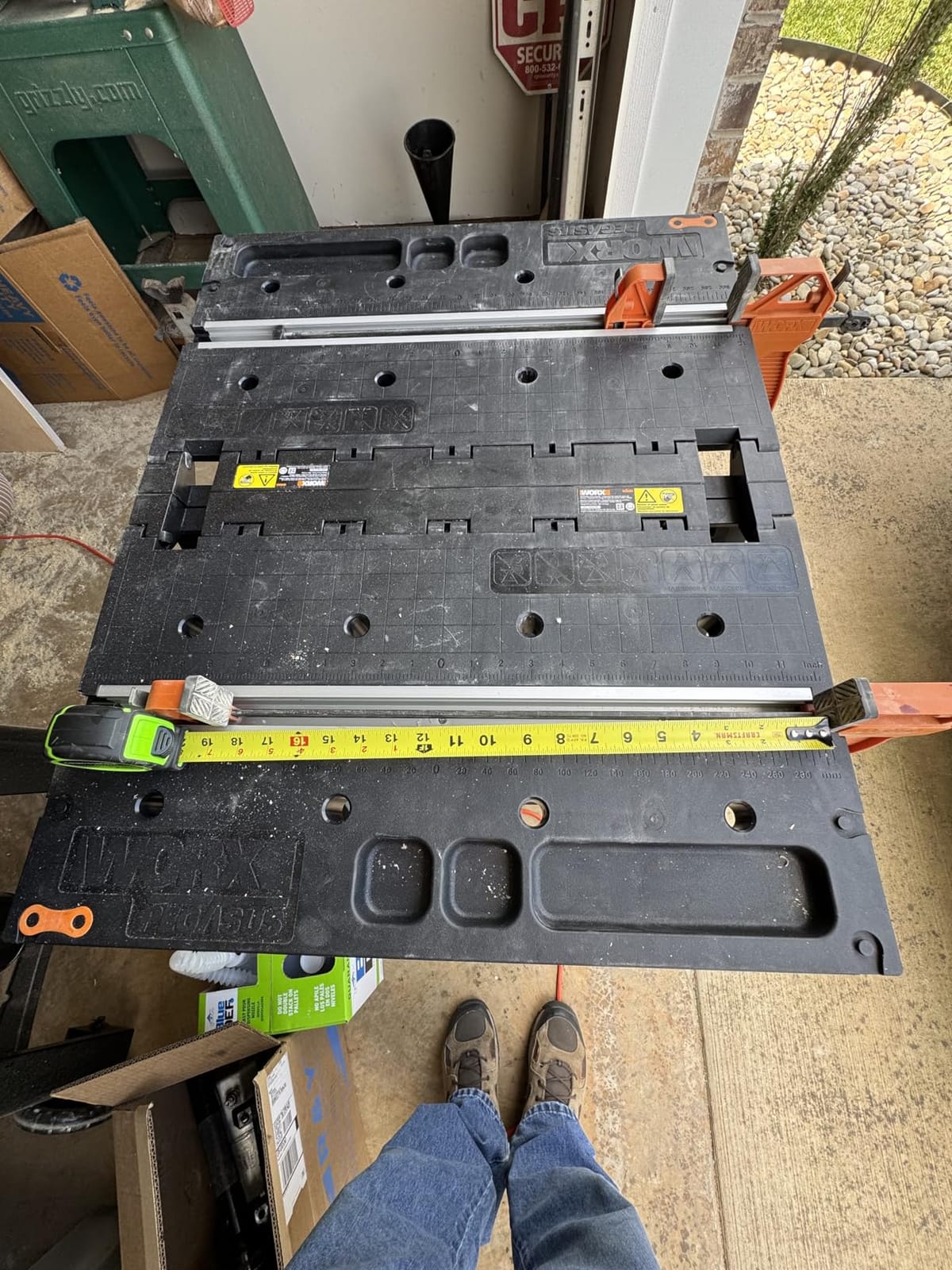 WORX Portable Folding Workbench, 2-in-1 Pegasus Table & Sawhorse, WX051 customer photo 1