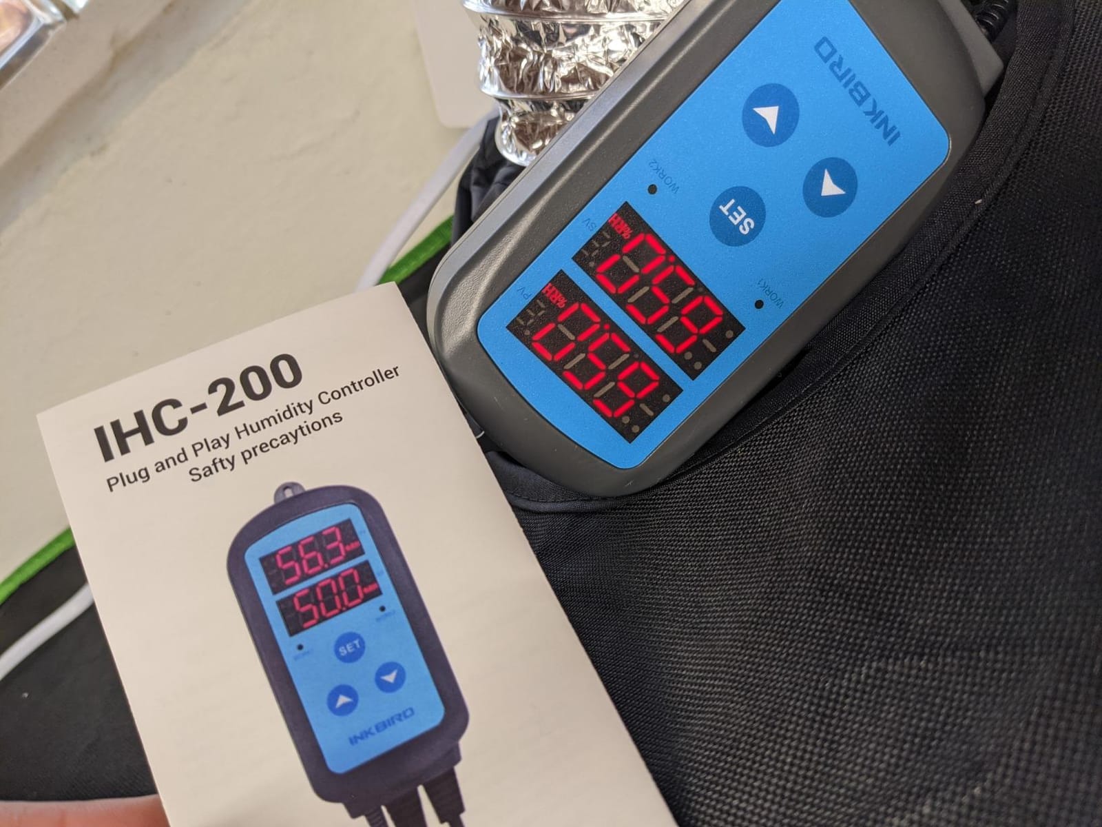 Inkbird Humidity Controller IHC200 Humidistat for Mushroom Greenhouse customer photo 2