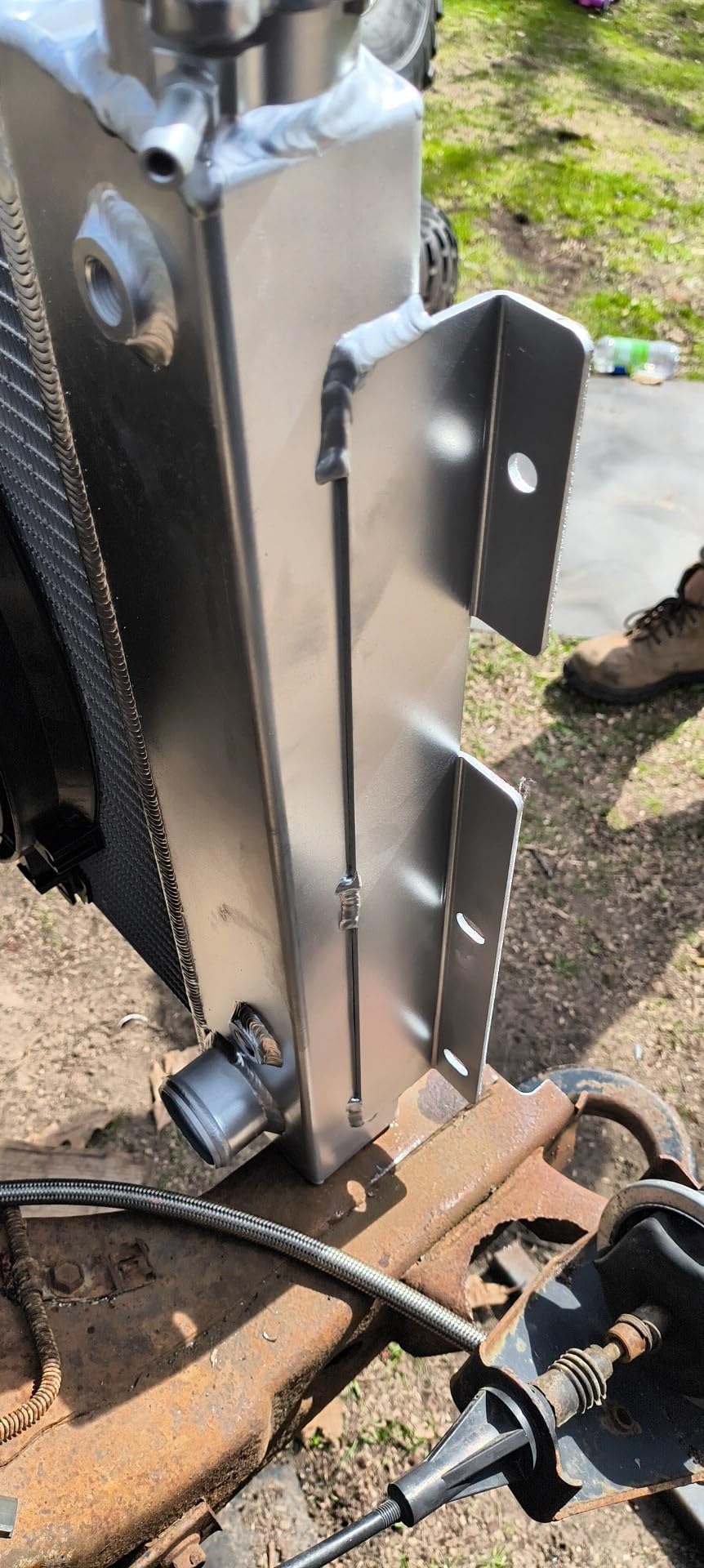 DNA Motoring RA-CAMARO68-3 Aluminum Racing Radiator,Metallic customer photo 2
