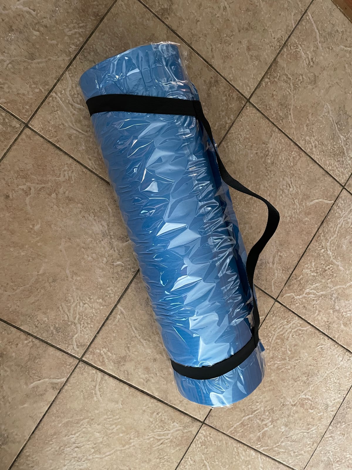 Foam Sleeping Pad - Lightweight Mat for Camping, Cots, Tents, Backpacking, and Yoga - Non-Slip and Waterproof with Handle by Wakeman customer photo 1