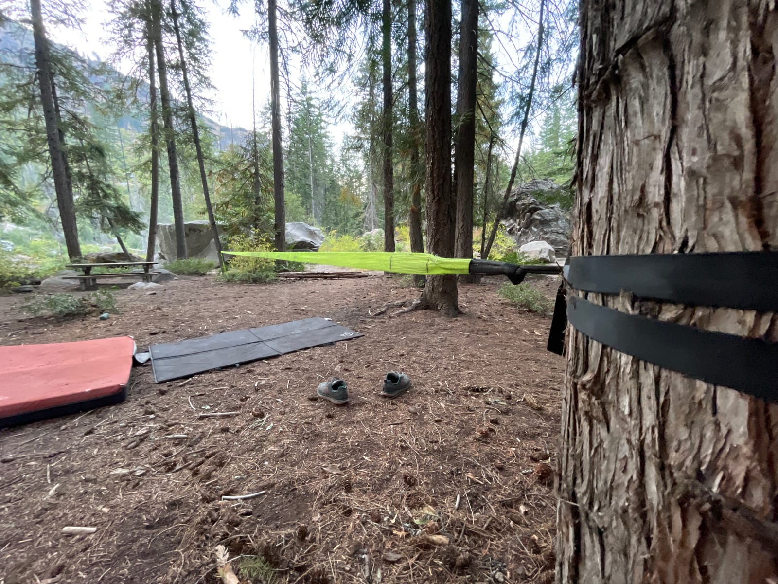 flybold Slackline Kit for Kids and Adults - 57 ft Balance Rope with Training Line, Tree Protectors, Arm Trainer, Ratchet Cover, and Carry Bag - Ideal for Tightrope Walking and Slackline Zipline customer photo 2