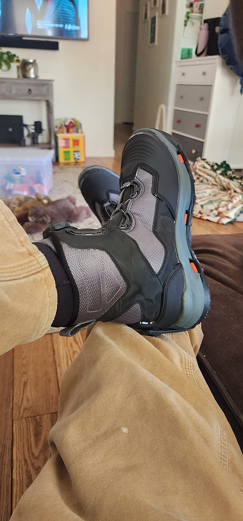 Korkers Men's Darkhorse Fishing / Wading Boot, Includes Interchangeable Felt & Kling-On Soles customer photo 2