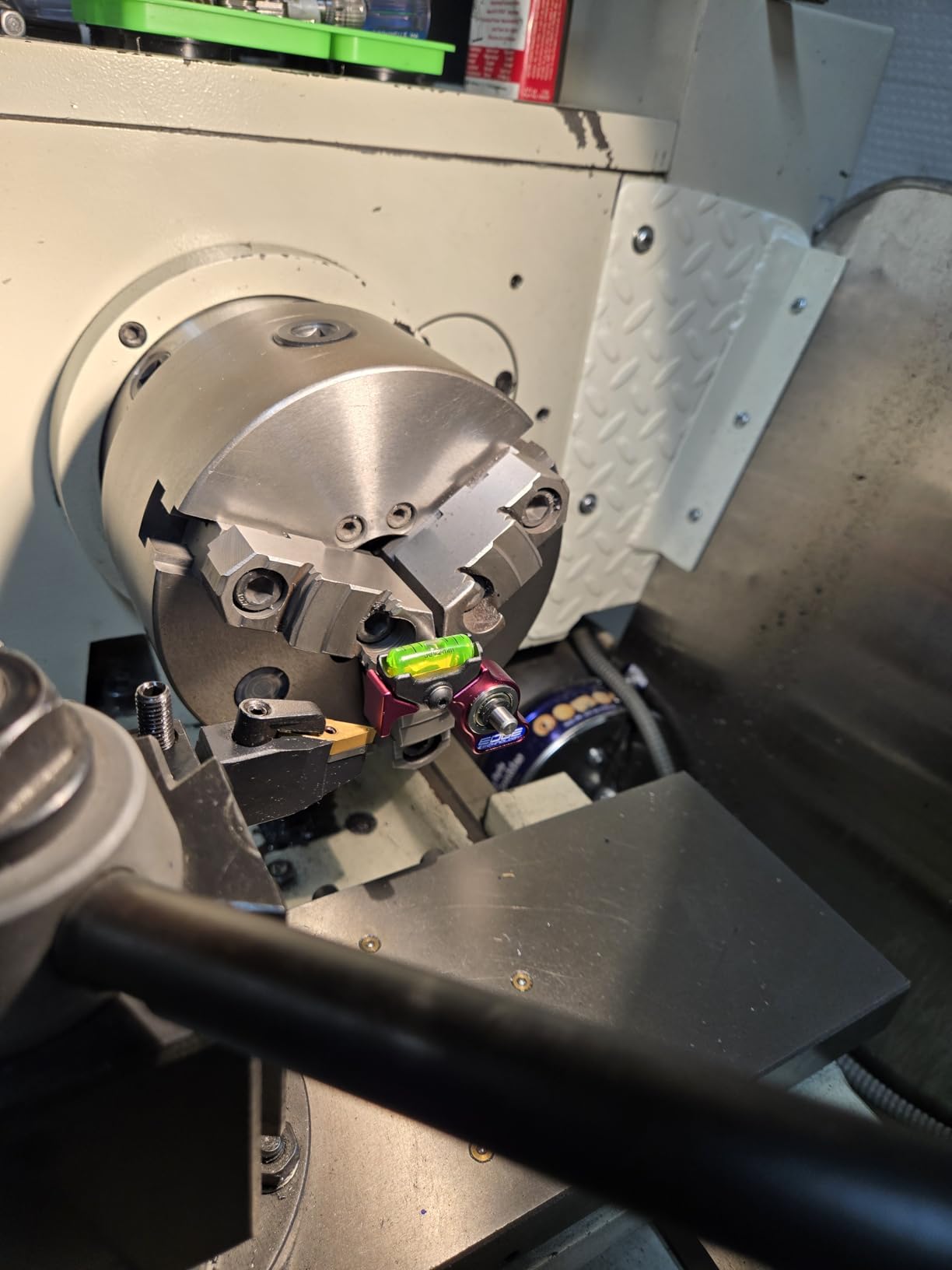 02-000 Pro Lathe Gage - Quick, Accurate Tool Height Setting for Engine Lathe, Spindle Axis Alignment, Boring Bar Compatible, Hands-Free Design customer photo 2