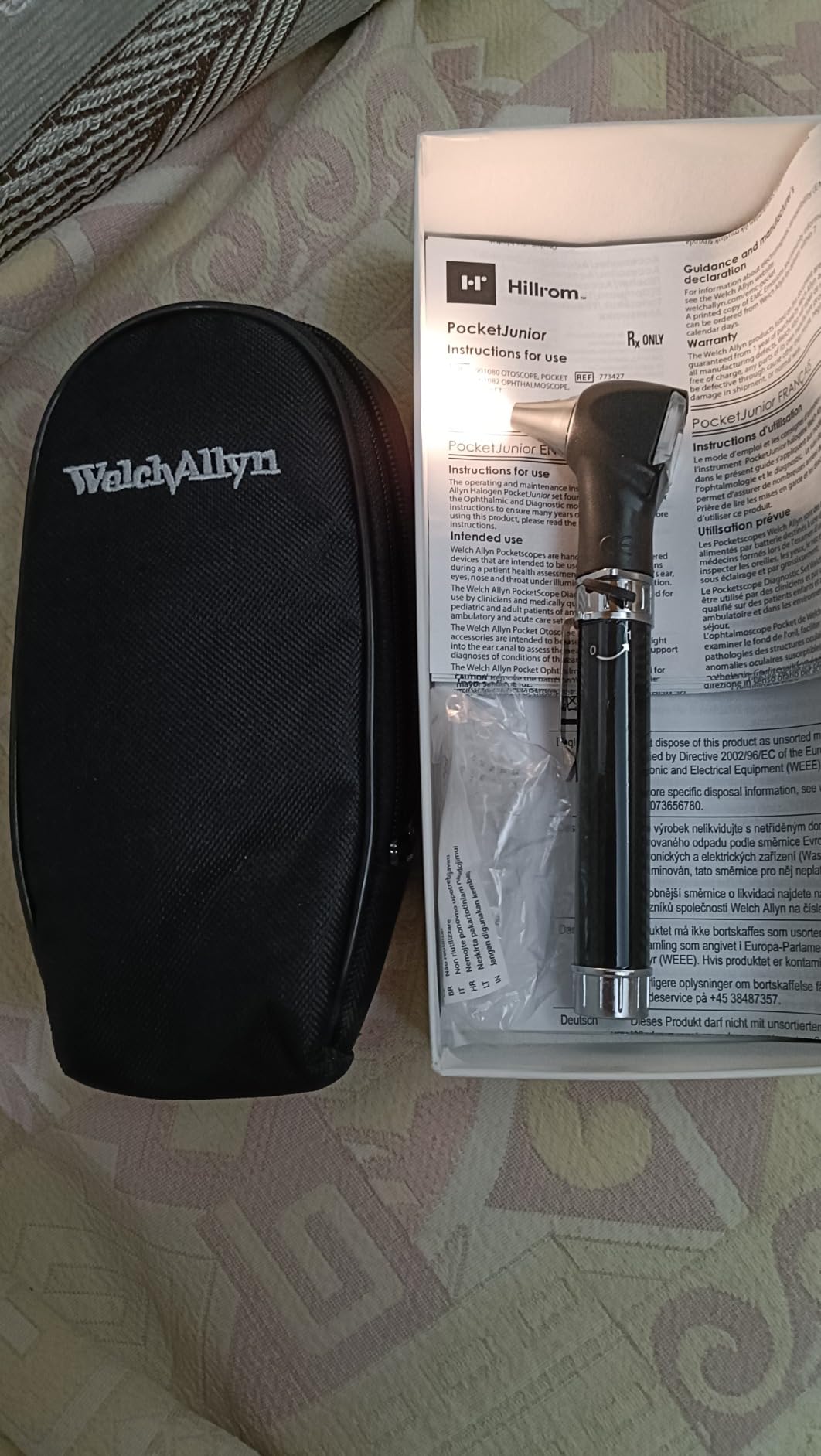 Welch Allyn Diagnostic Otoscope Set - PocketScope Junior with Handle and Soft Case customer photo 1
