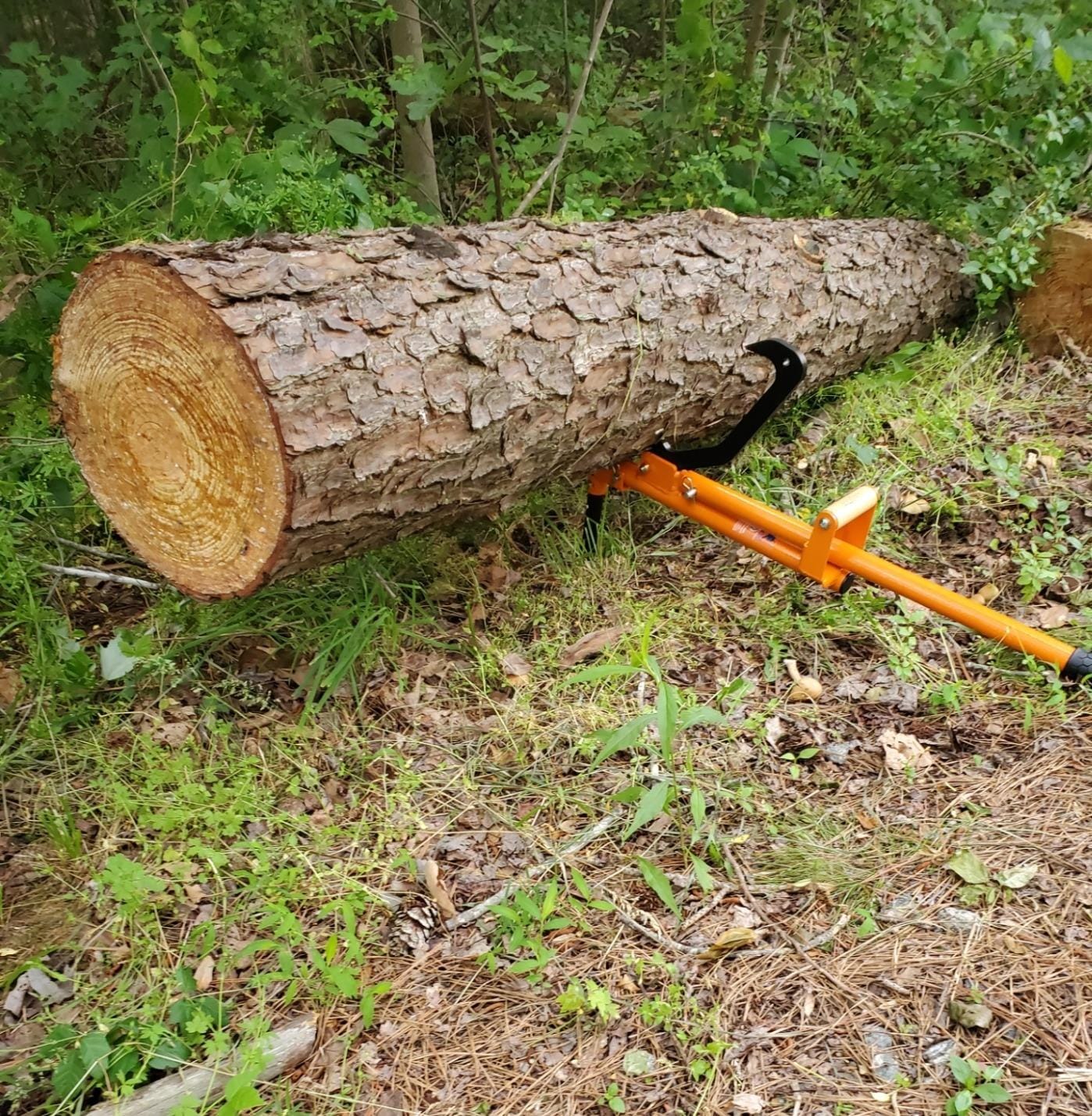 LogOX 3-in-1 Forestry Multitool, Firewood Harvesting Hand Tools, Reduce Back Strain and Heating Costs, Log Hauler, Cant Hook, and Timberjack, All-in-One (Patented & Made in USA) customer photo 1