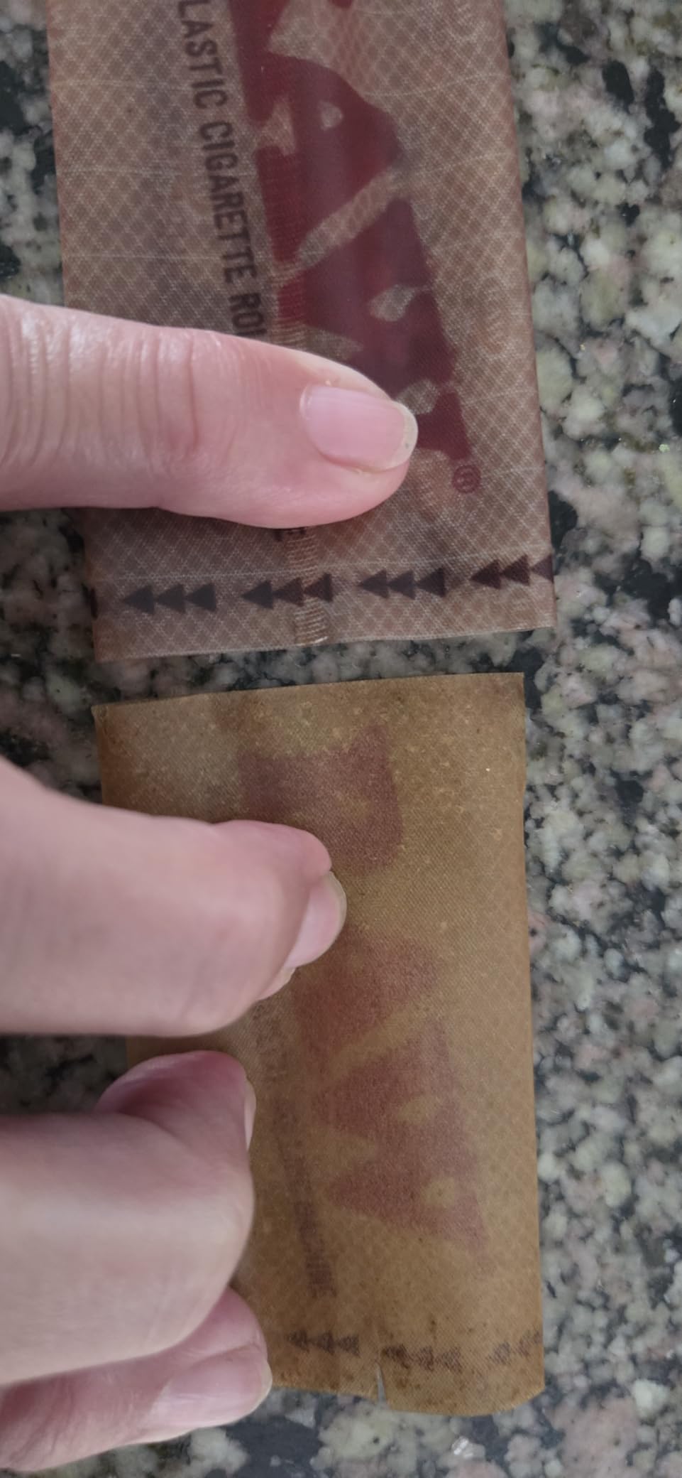 Raw Natural Rolling Papers Hemp Plastic Cigarette Rolling Machine, 79mm 1 1/4 Inch Size (2 Pack) customer photo 2