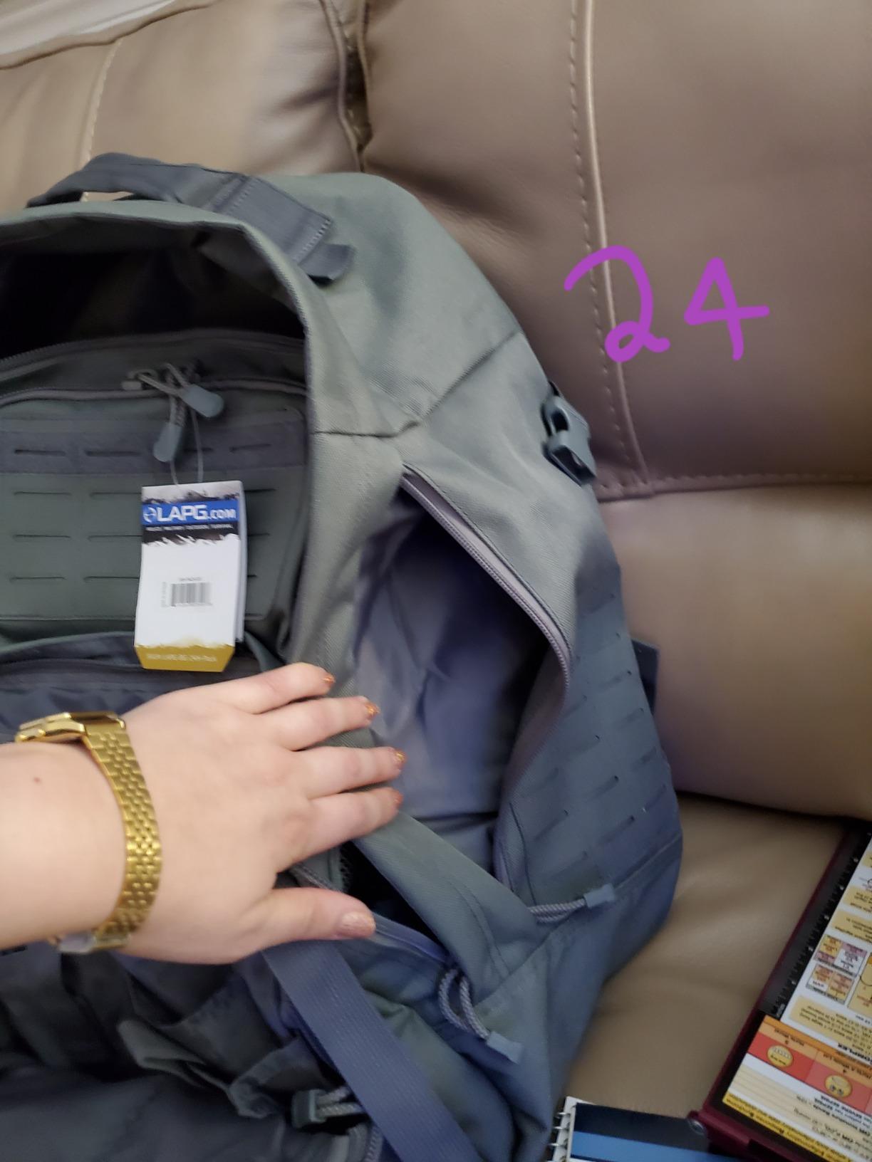 LA Police Gear LAPG Atlas 72 Hour Tactical Large Backpack, Coyote | Bug Out Bag with MOLLE System, Hiking, Combat Bag for Men & Women customer photo 2