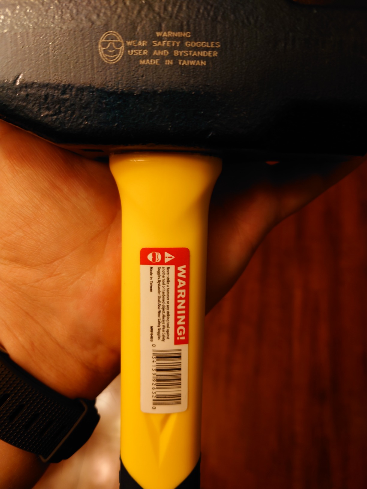 ESTWING Blacksmith's Hammer - 32 oz Metalworking Tool with Fiberglass Handle & No-Slip Cushion Grip - MRF32BS customer photo 1