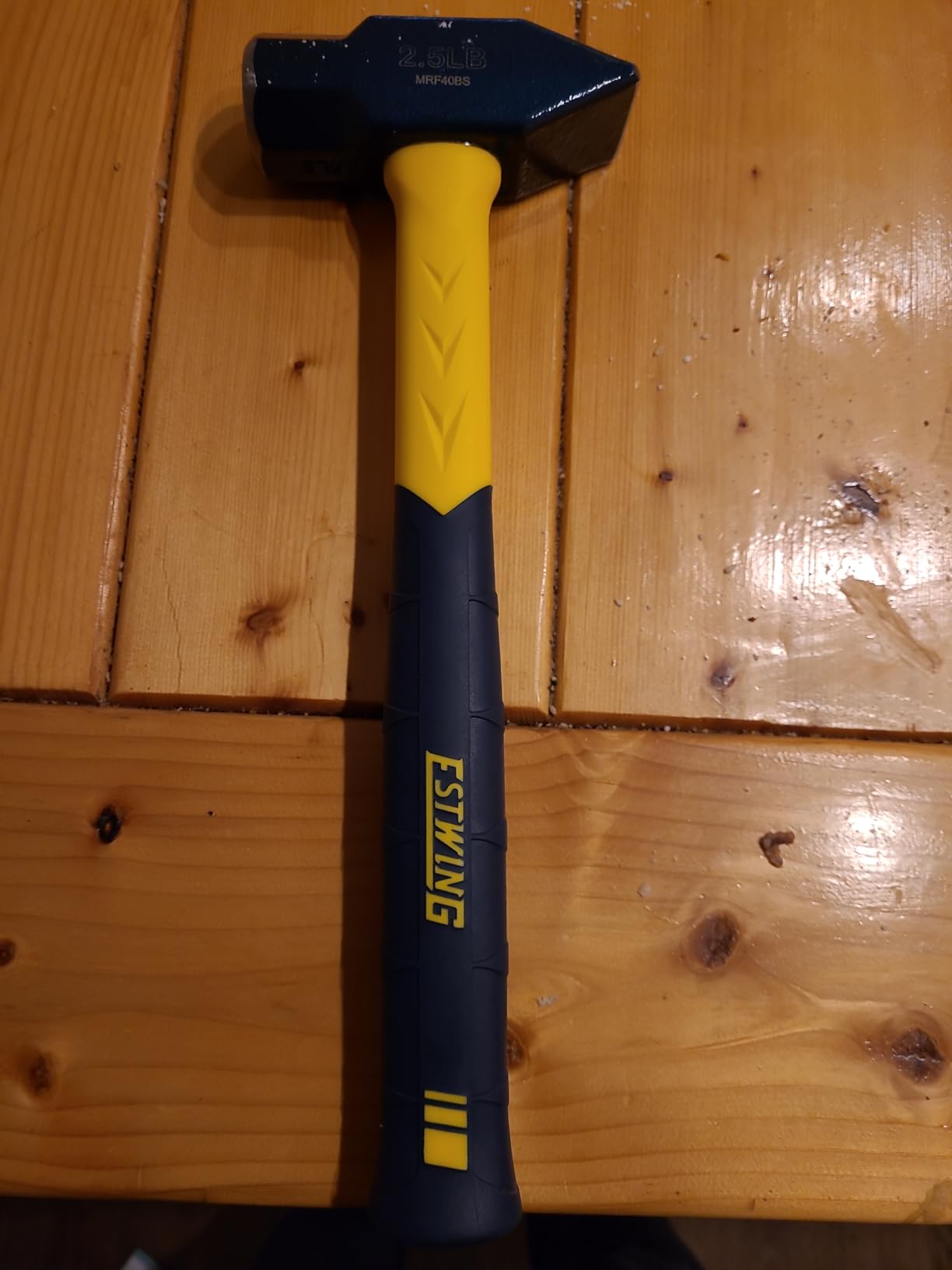 ESTWING Blacksmith's Hammer - 32 oz Metalworking Tool with Fiberglass Handle & No-Slip Cushion Grip - MRF32BS customer photo 2