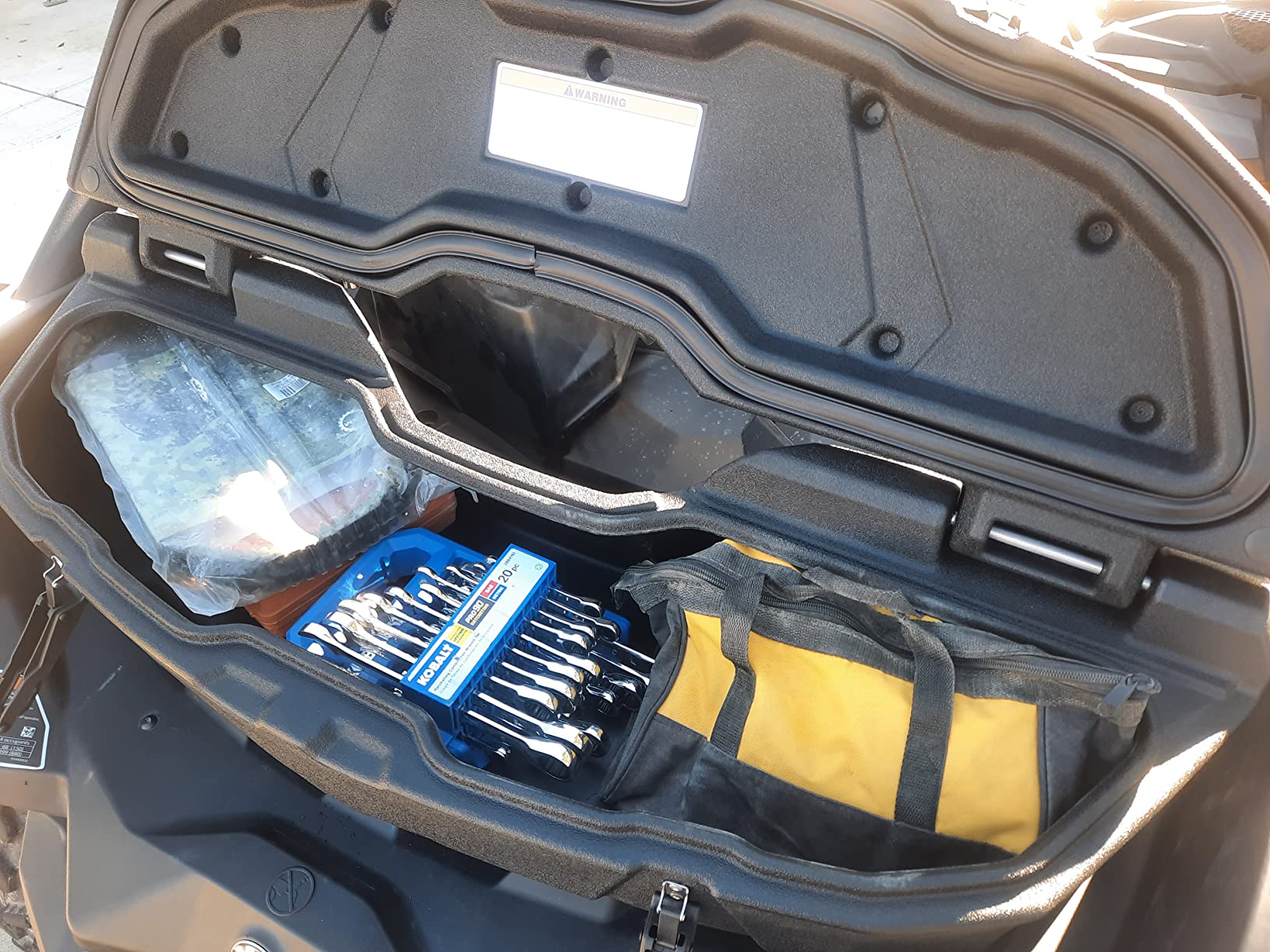 Can-Am New OEM ATV Black Cargo Storage Box, Outlander & Maverick, 715003879 customer photo 1