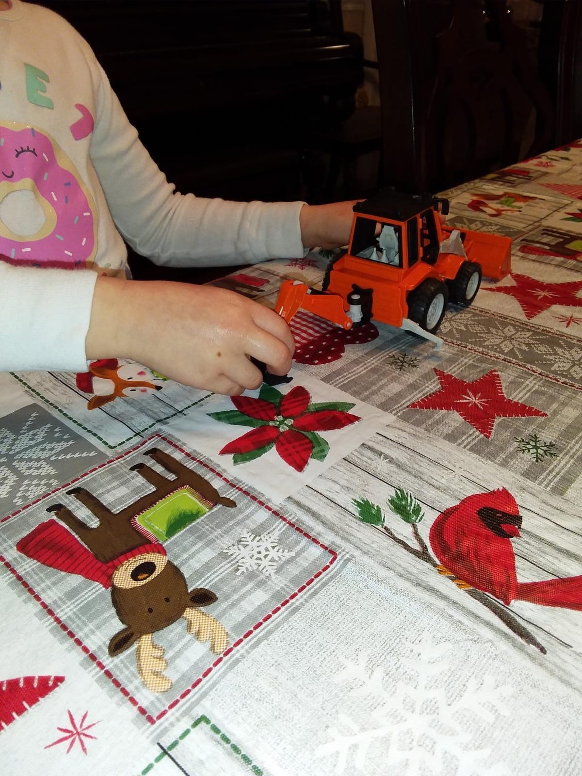Driven by Battat - 7-Inch Backhoe Loader Toy with Lights & Sounds, Movable Parts, Construction Vehicle for Boys & Girls, Durable Design, Realistic Details, 3+ Years customer photo 1