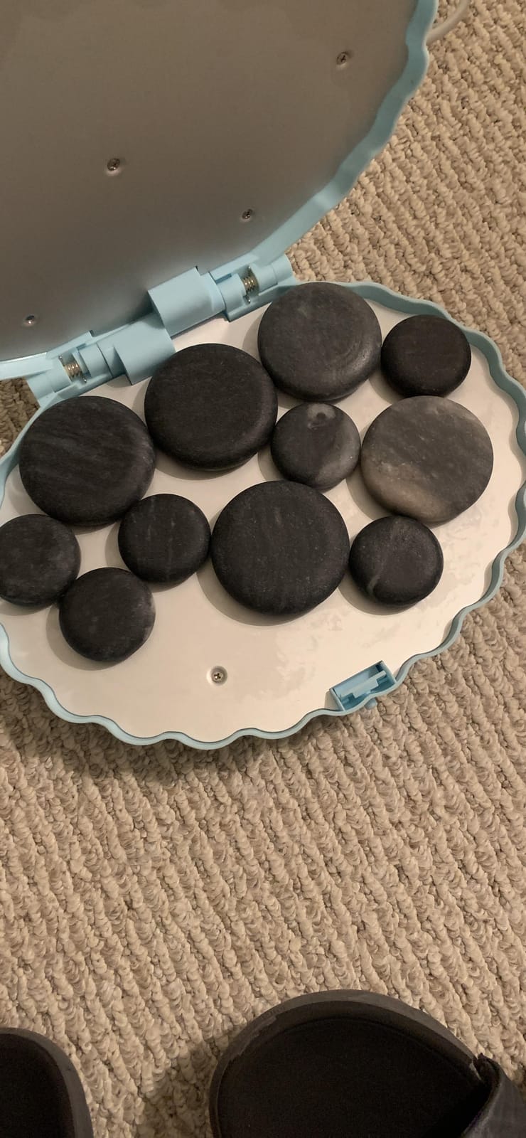 Therapist’s Choice® Portable Hot Stone Warmer with 12 Stones for Massage Therapy customer photo 1