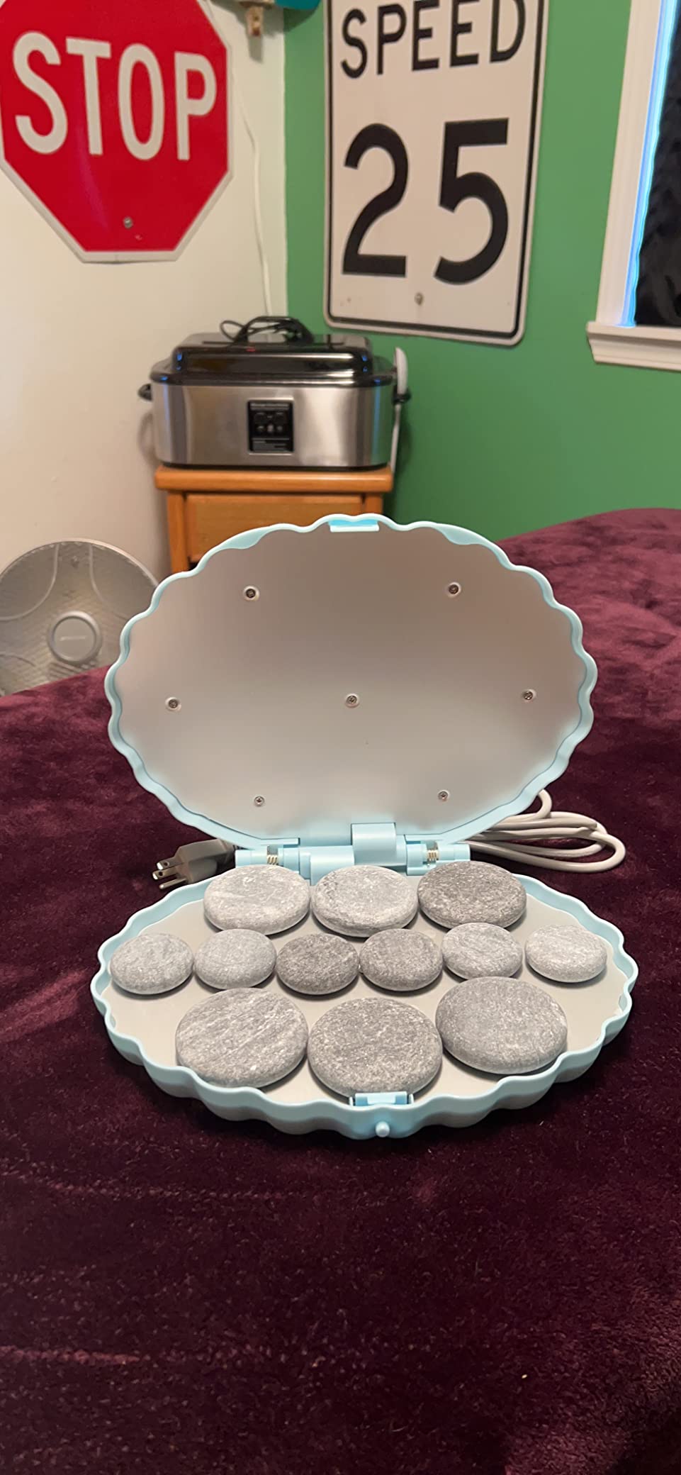 Therapist’s Choice® Portable Hot Stone Warmer with 12 Stones for Massage Therapy customer photo 2