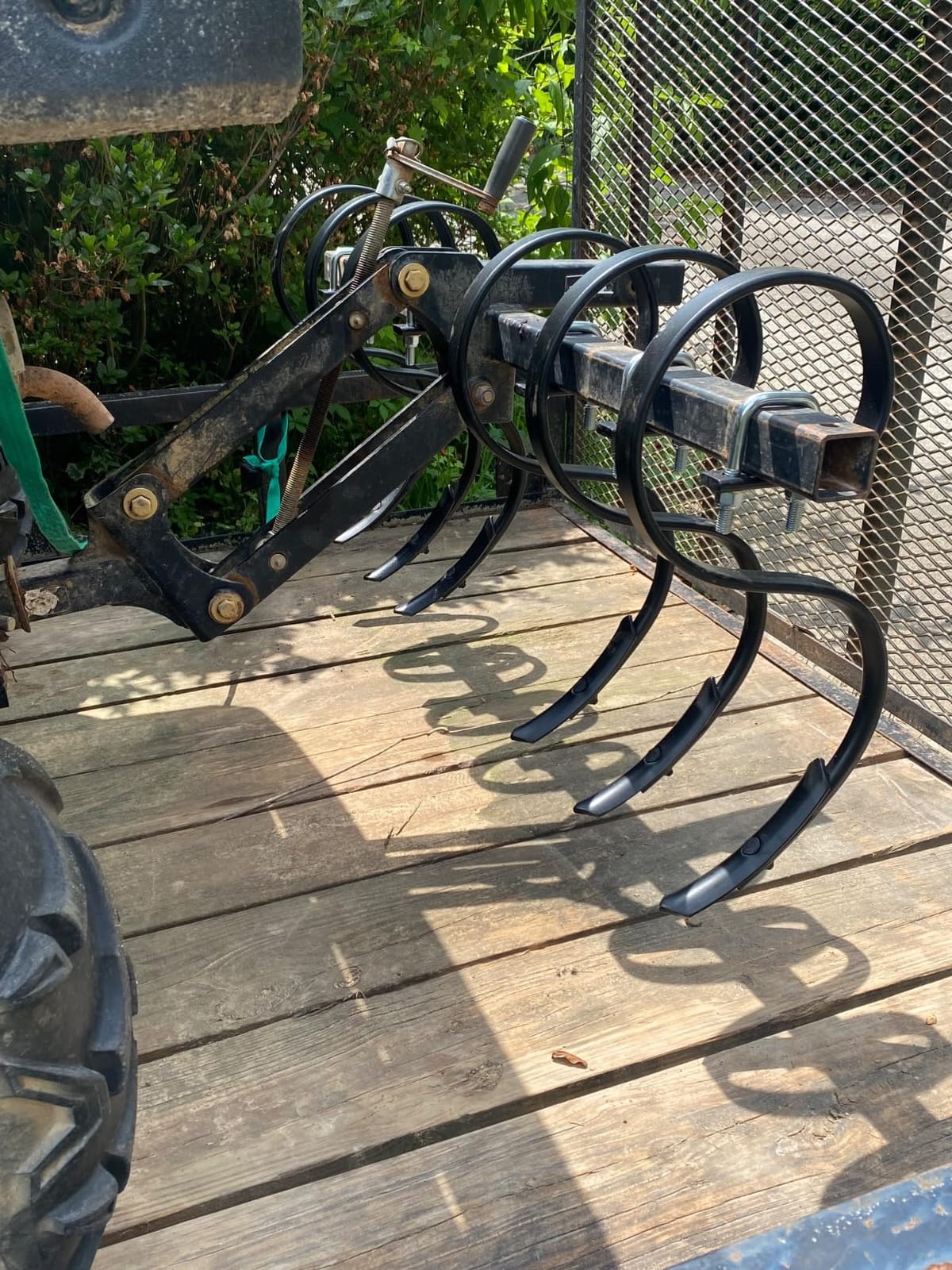 Black Boar ATV UTV S-Tine Cultivator Implement, 6 Removable Steel Tines customer photo 2