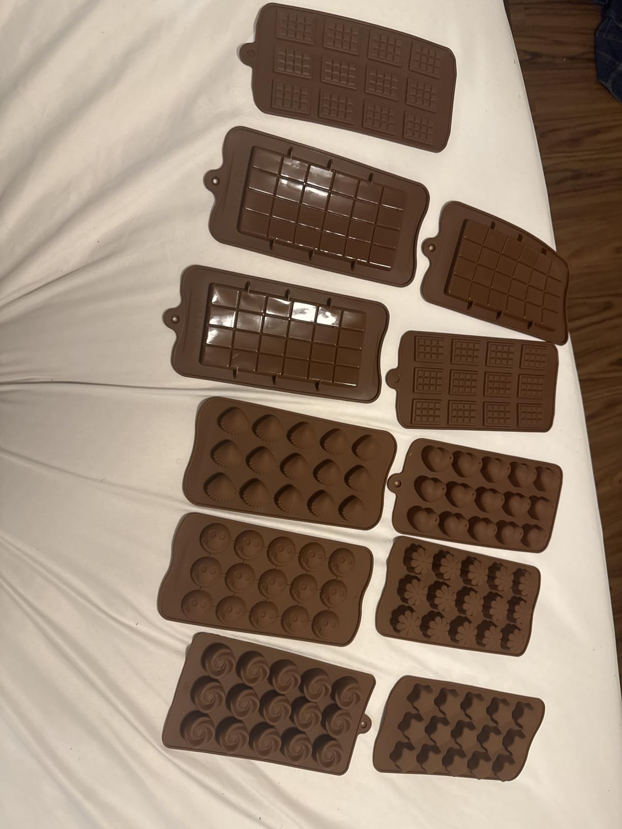 Chocolate Molds Silicone – Set of 6 – Non-Stick & Food Grade – Free eBook customer photo 1