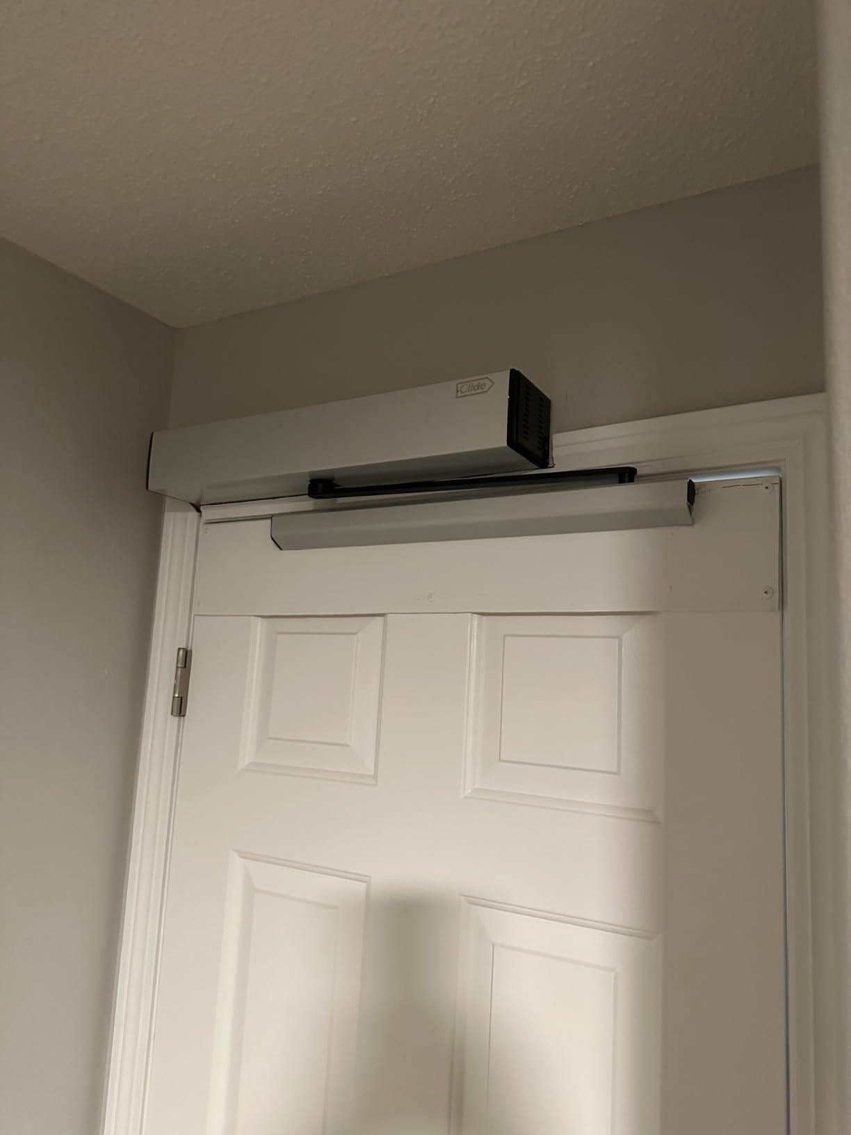 Automatic Swing Door,Push Button Swing Door Opener Remote Control Swing Opening Heavy Duty Door Operator with 2PCS Exit Buttons customer photo 1