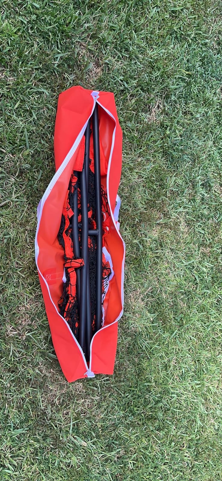 GoSports 7 ft x 7 ft Baseball & Softball Nets - Red, Black, Drip or PRO - Practice Hitting & Pitching Net with Bow Type Frame, Carry Bag and Strike Zone, Great for All Skill Levels customer photo 1