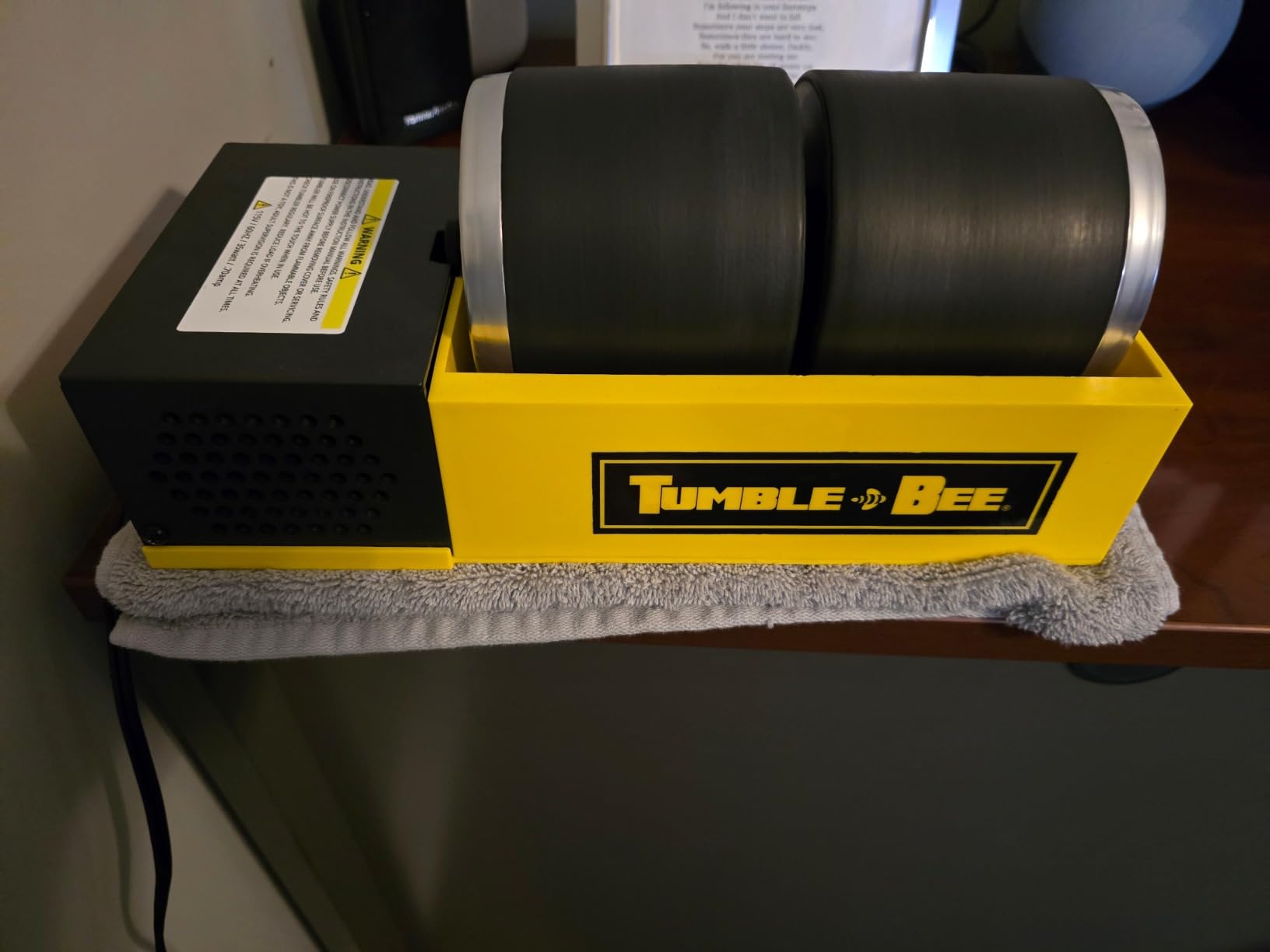 Tumble-Bee Rock Tumbler - Large Tumbler for Adults and Kids - Rotary Machine for Stone, Rock, Metal and Sea Glass - Polishing Machine Kit for Professionals & Hobbyists - Model TB-14-KIT customer photo 2