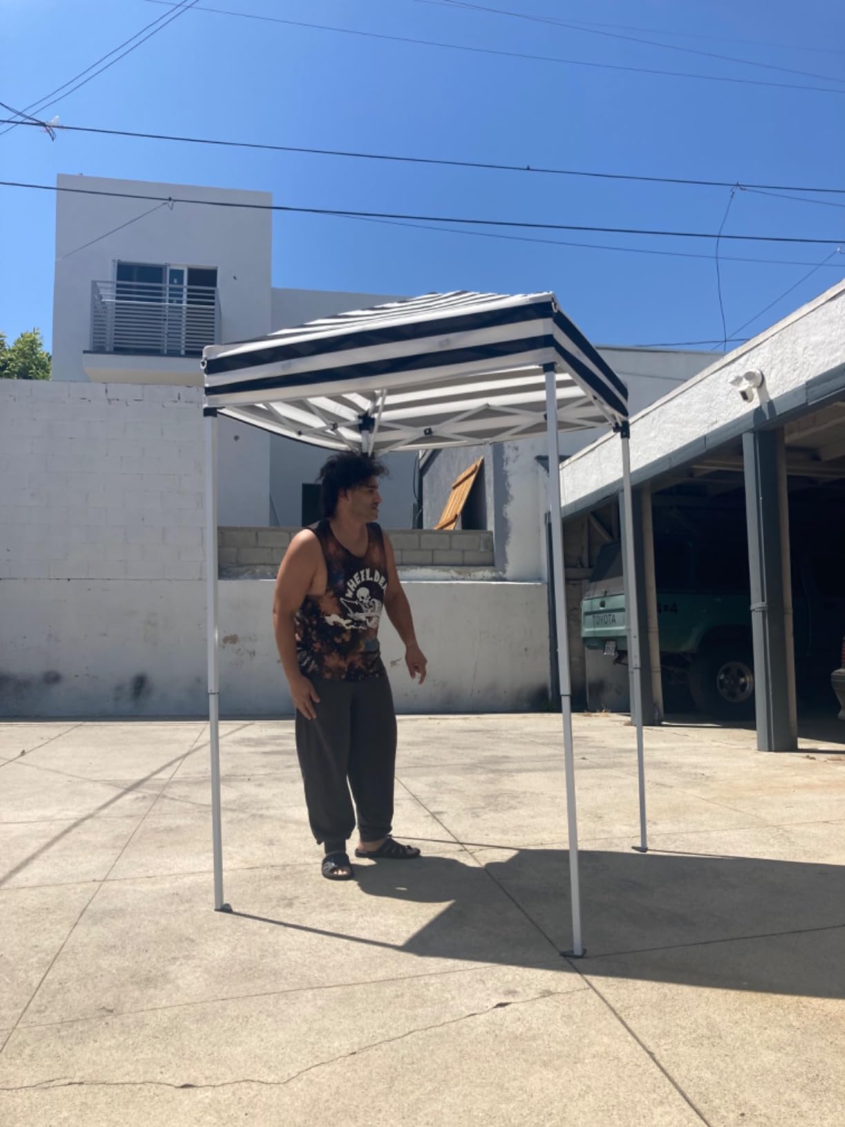 Impact Canopy 4x4 Privacy Cabana Pop up Canopy Tent Changing Room customer photo 1