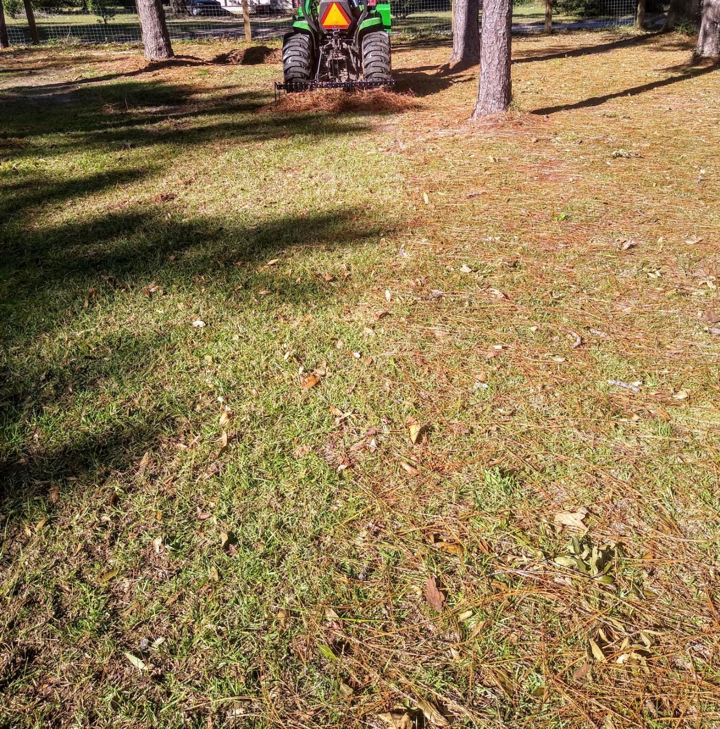 Field Tuff Steel Spring Coil Tine Tow Behind Landscape Rake for Leaves, Pine Needles, Straw, and Grass with 3 Point Hitch Receiver Attachment, Black, 60 Inches customer photo 2