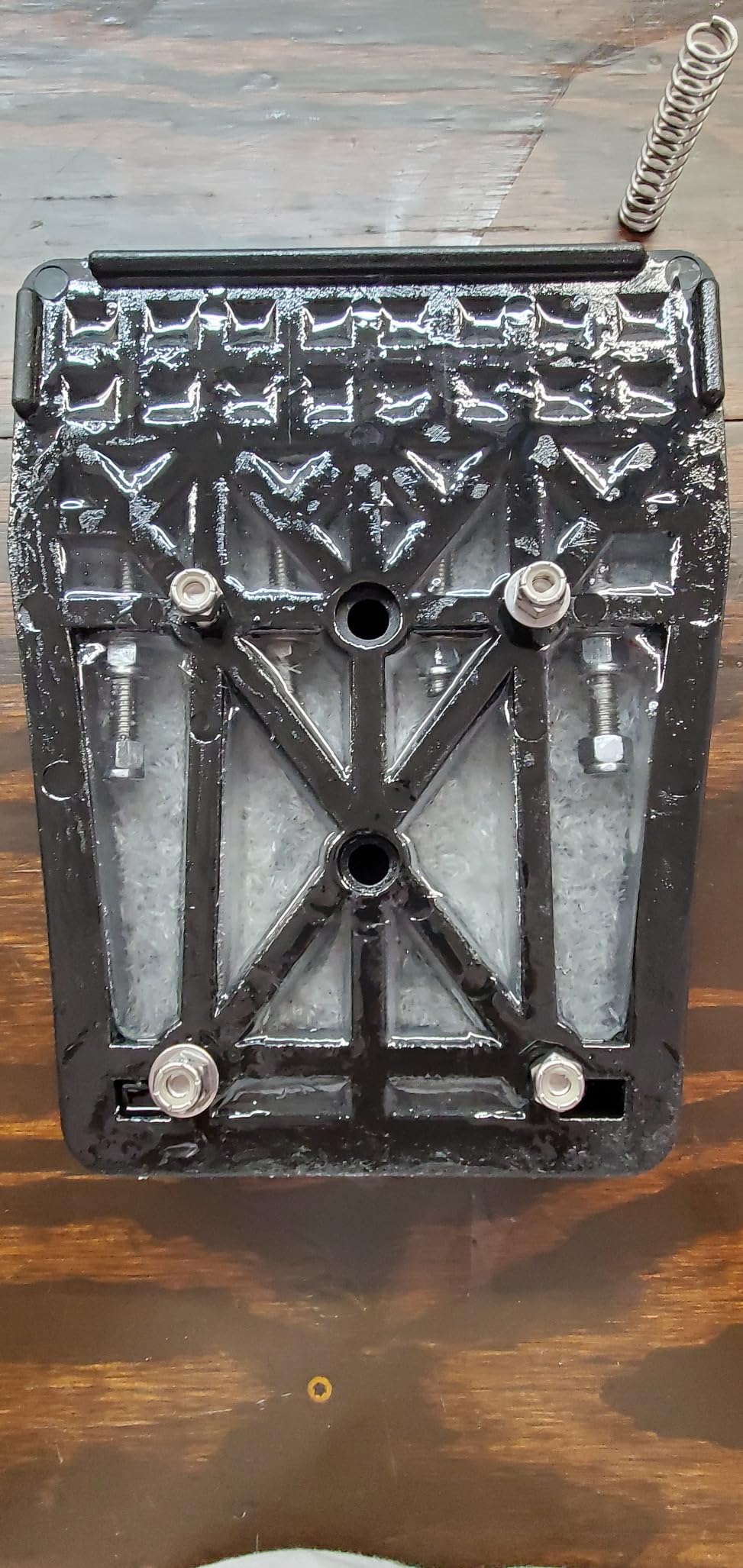 Boat Outboard Motor Bracket, Aluminum Boat Engine Support 20 HP customer photo 1