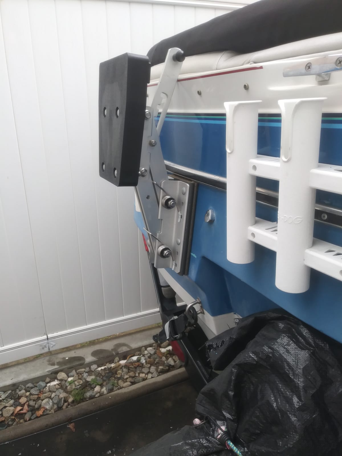 Boat Outboard Motor Bracket, Aluminum Boat Engine Support 20 HP customer photo 2