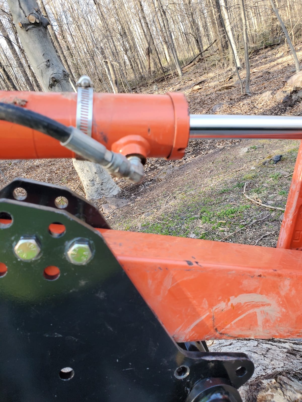 ECOTRIC Backhoe Thumb Excavator Attachment Boom Width Compatible with Woods | Universal Fit for 3.25