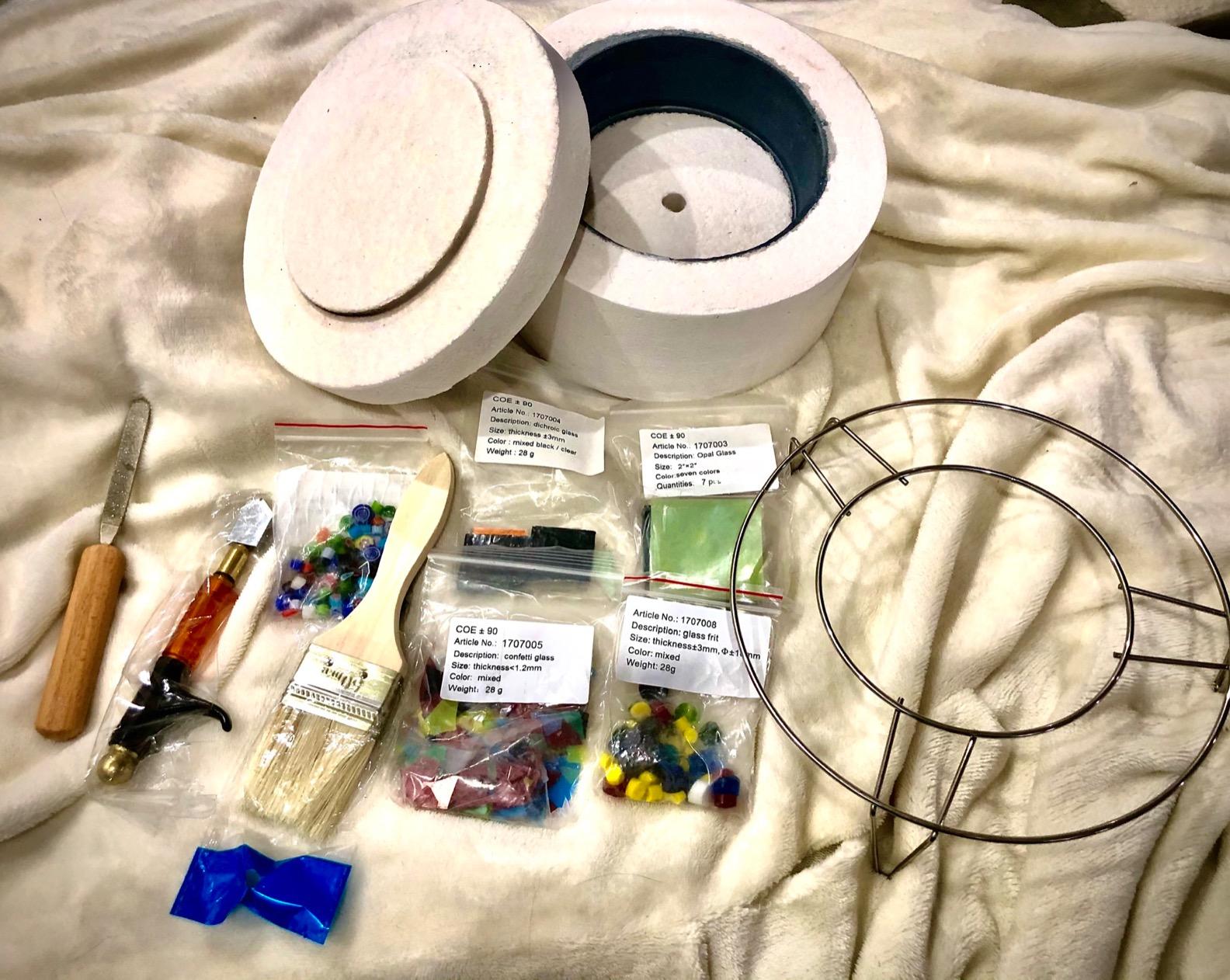 Extra Large Microwave Kiln Kit 15 Piece Set for DIY jewelry making tools customer photo 1