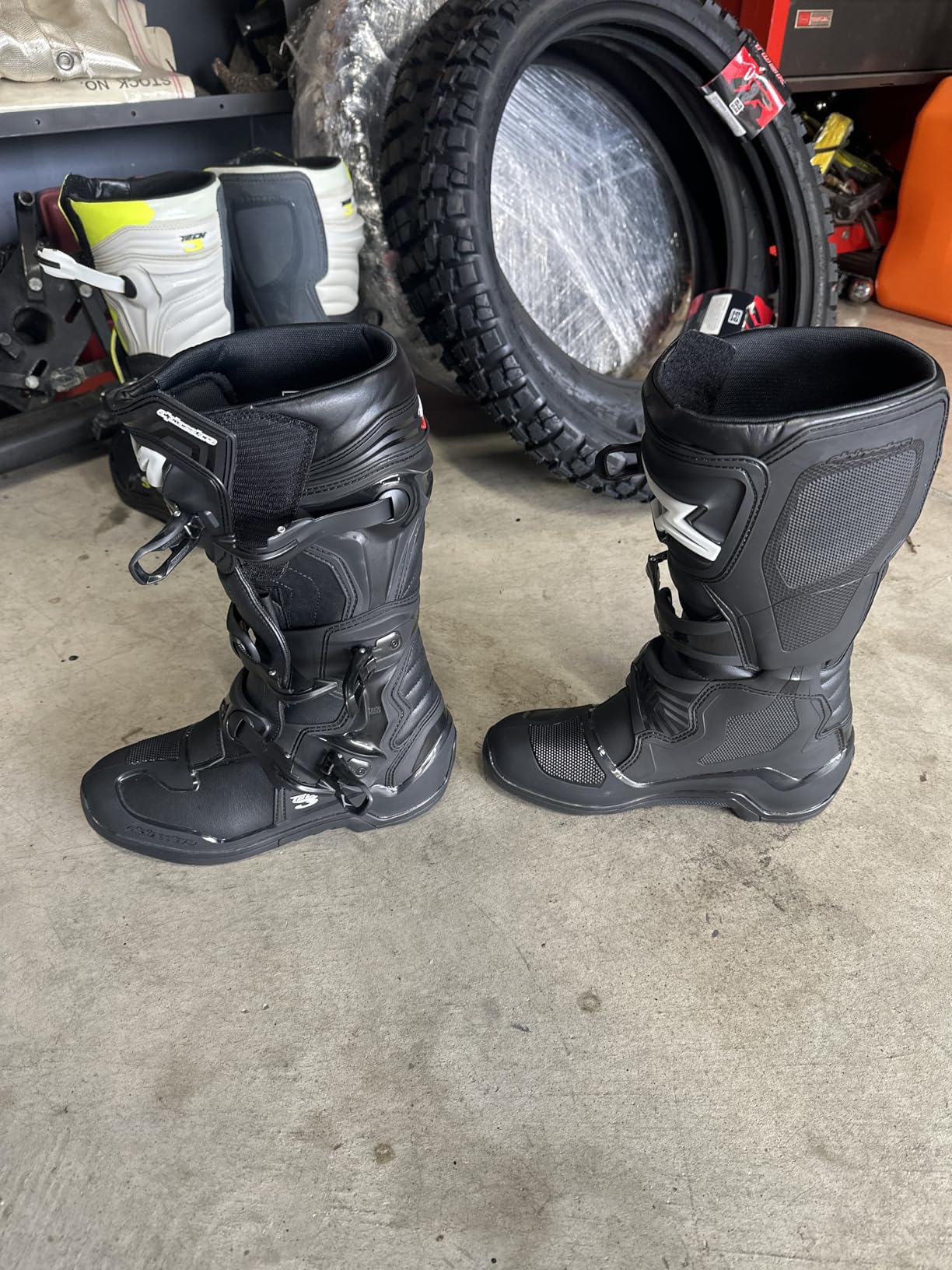 Alpinestars Tech 3 Motocross Boots, Durable & Lightweight, CE-Certified For Off-Road Powersports, 11, Black customer photo 2