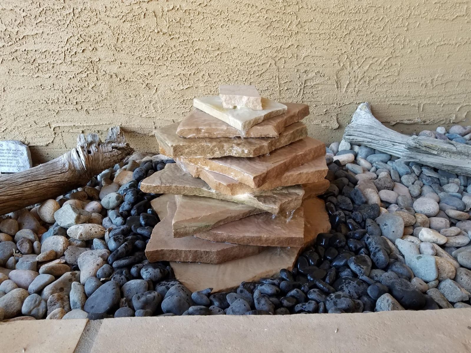 24x24 INCH Heavy Duty Fountain and Waterfall Basin Reservoir for DIY Water Features, Durable, Sturdy and Versatile, Has Pump Access Door, Will Not Rust customer photo 2