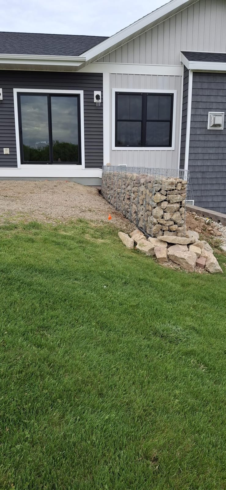 vidaXL Gabion Wall with Cover Galvanized Steel 236.2